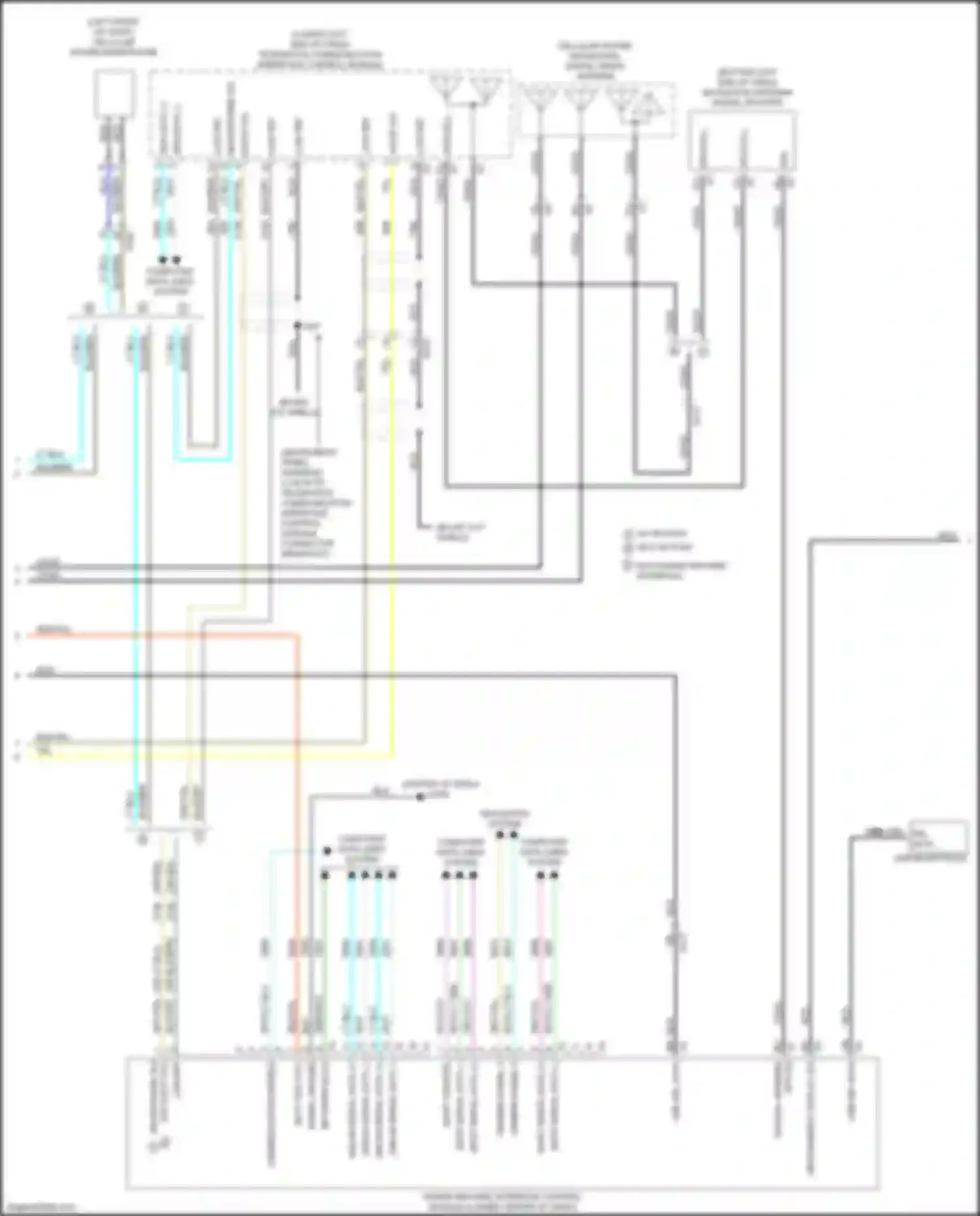 ELR Cadillac I facelift (2015-2016): Navigation circuit (2 of 5)
