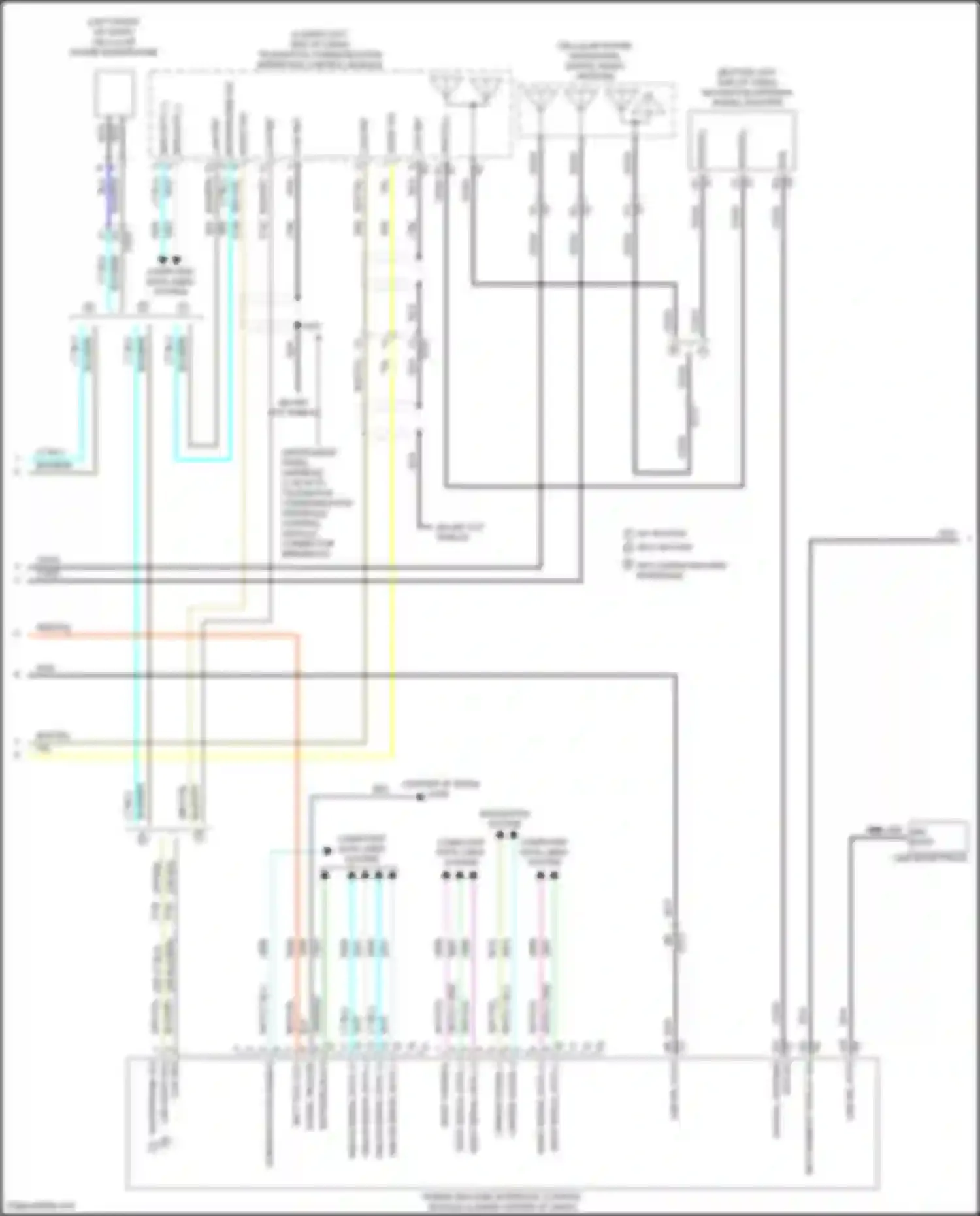 ELR Cadillac I facelift (2015-2016): Radio circuit (2 of 5)