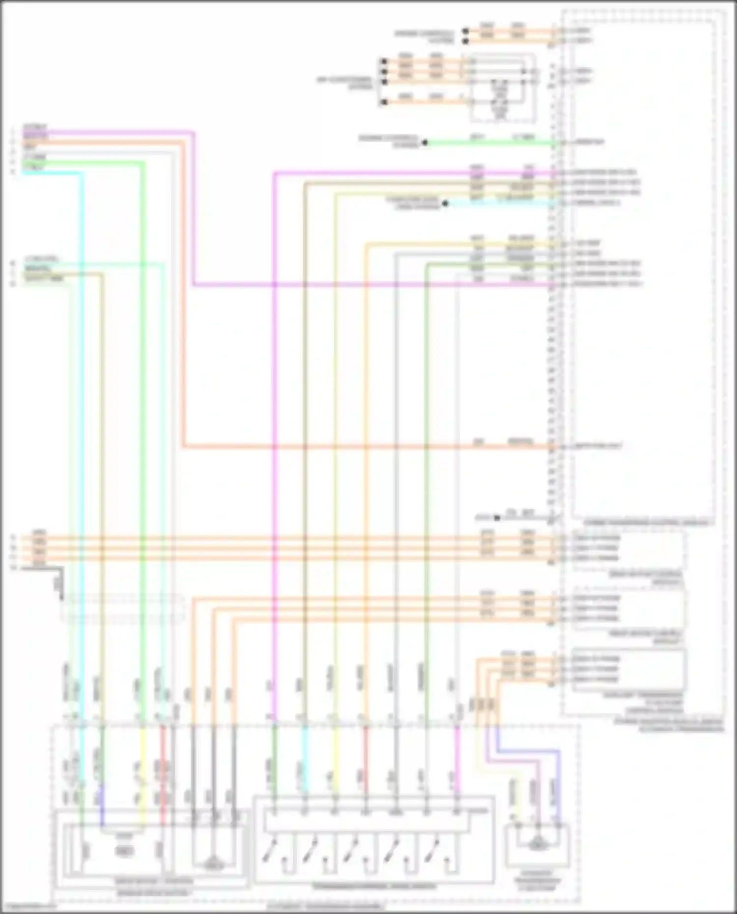 ELR Cadillac I facelift (2015-2016): Transmission circuit, hybrid (2 of 2)