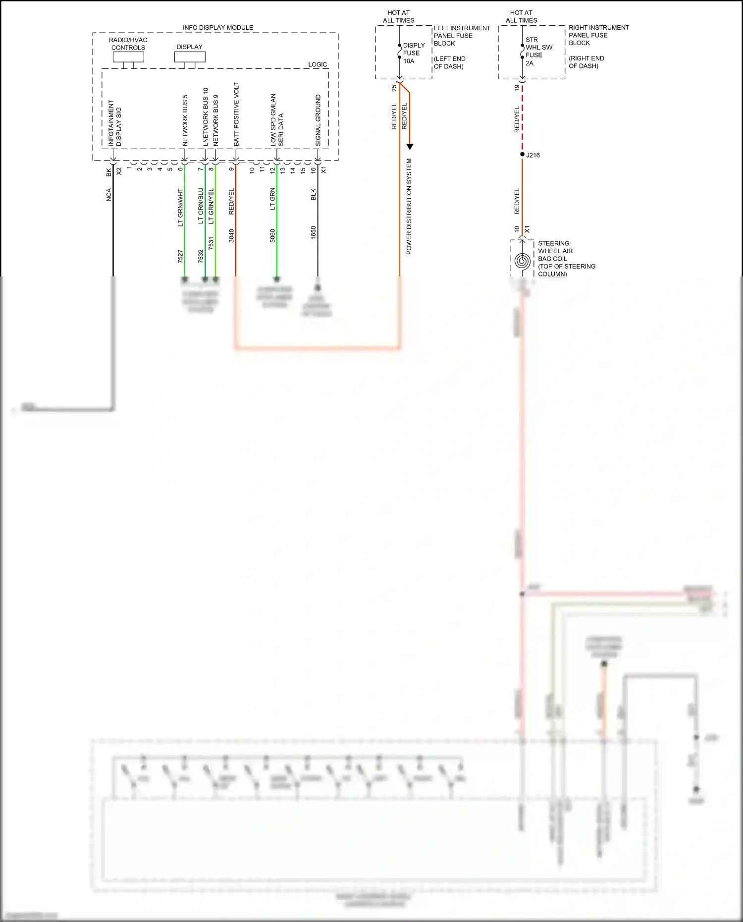 Cadillac ELR I facelift (2015-2016) computer data lines system wiring diagram  (15 of 74)