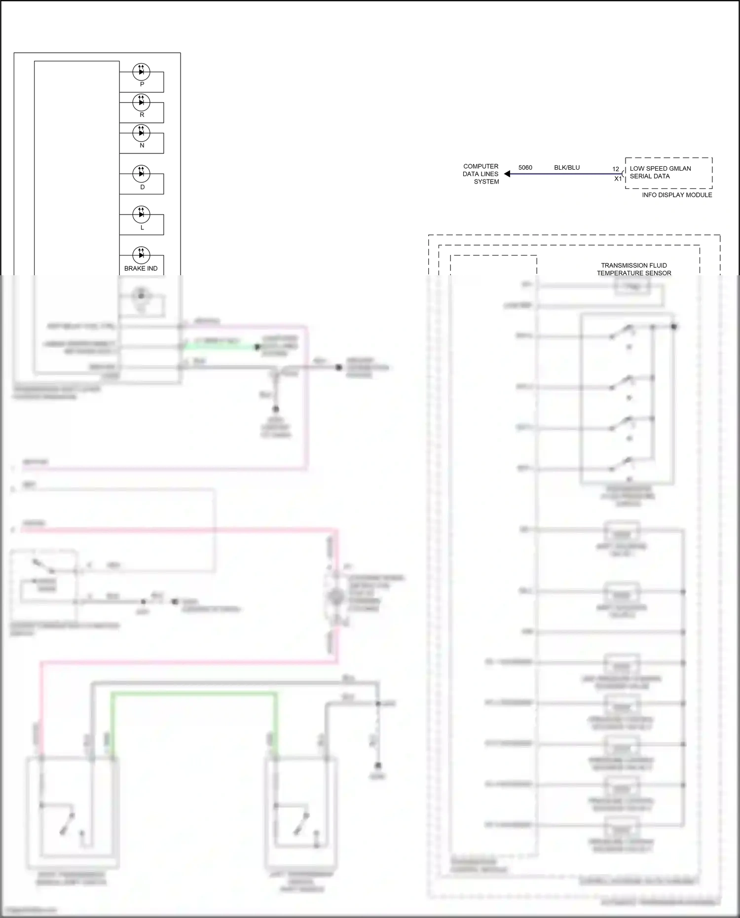 Cadillac ELR I facelift (2015-2016) computer data lines system wiring diagram  (57 of 74)