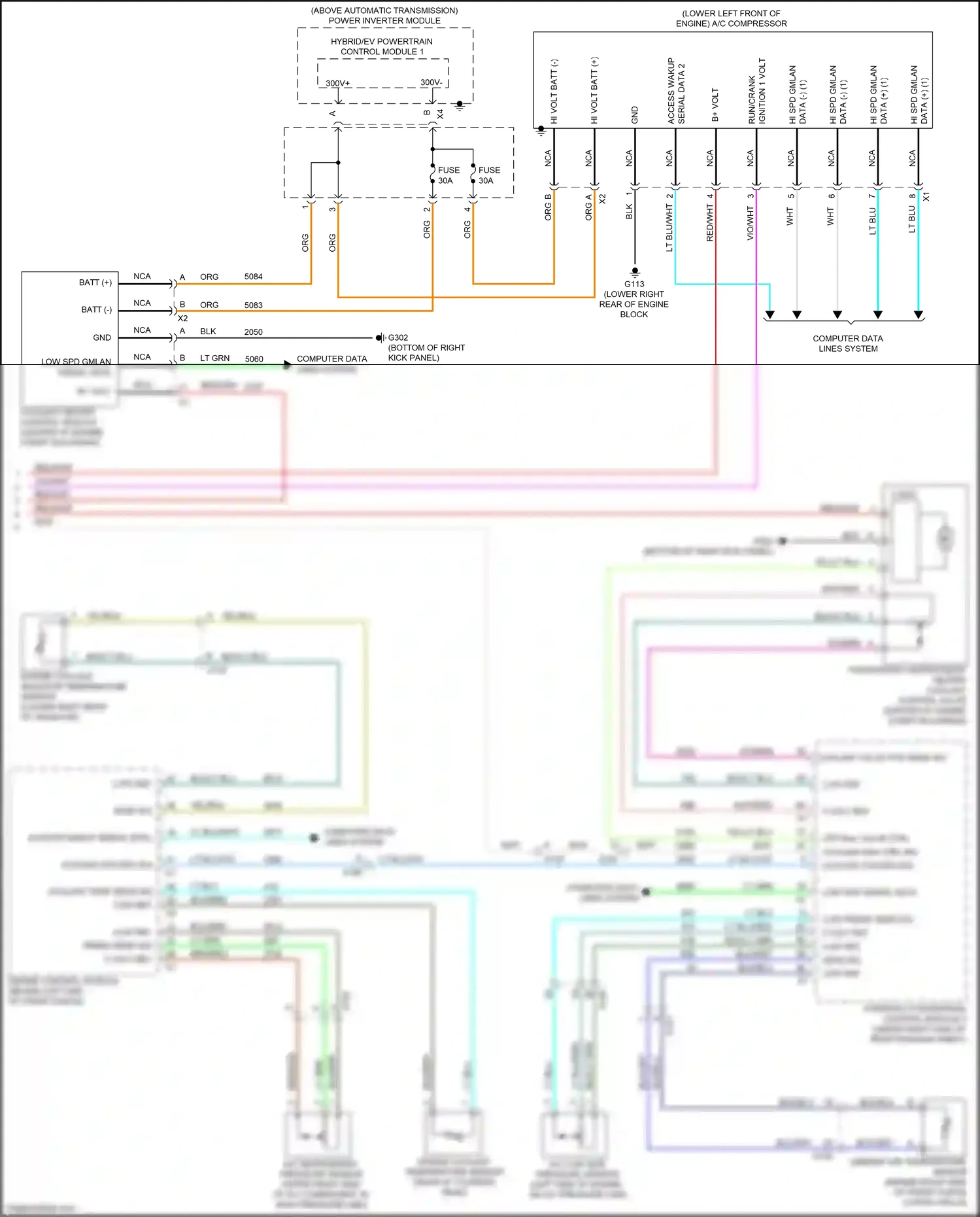 Cadillac ELR I facelift (2015-2016) engine control module wiring diagram  (1 of 11)