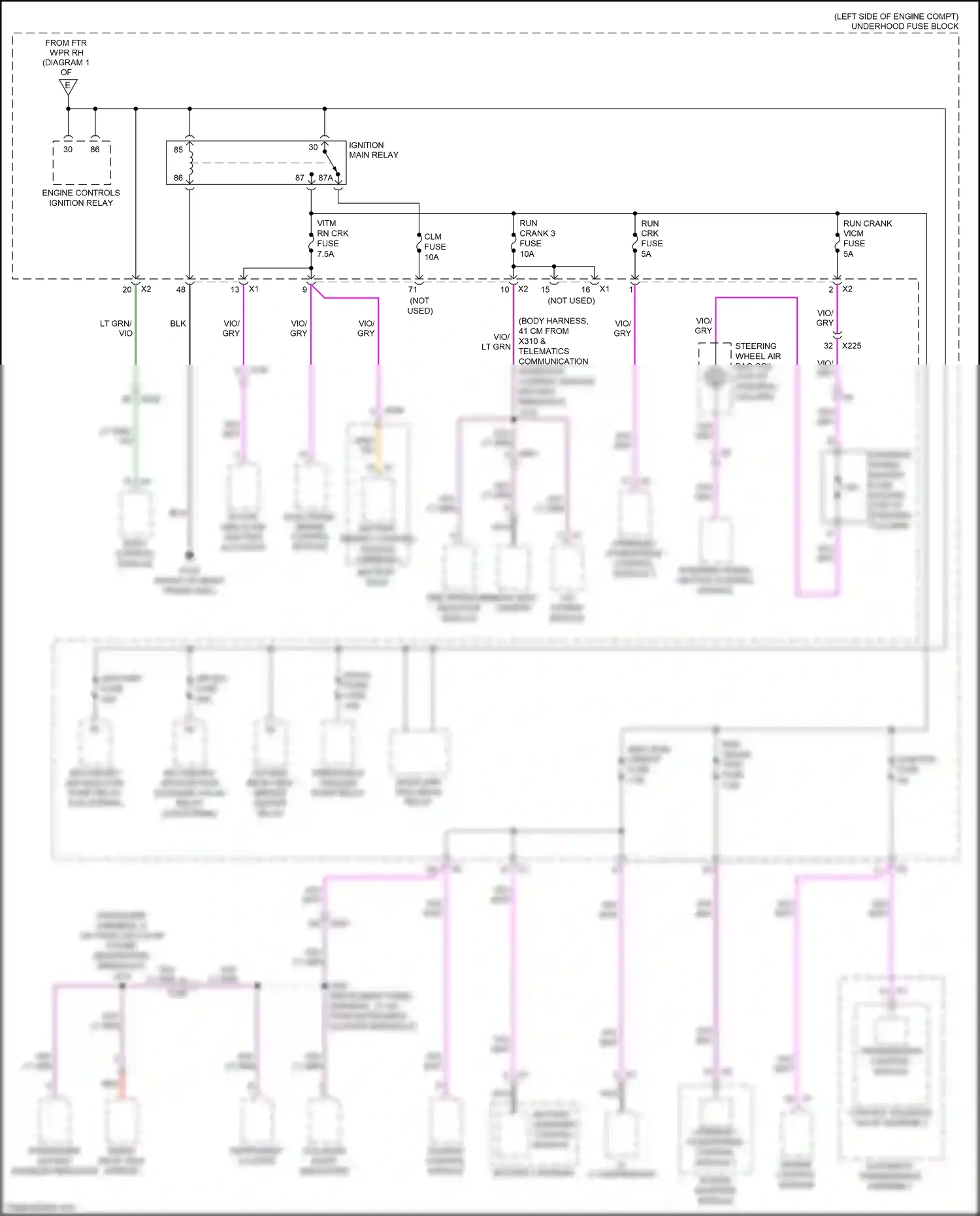 Cadillac ELR I facelift (2015-2016) engine control module wiring diagram  (8 of 11)