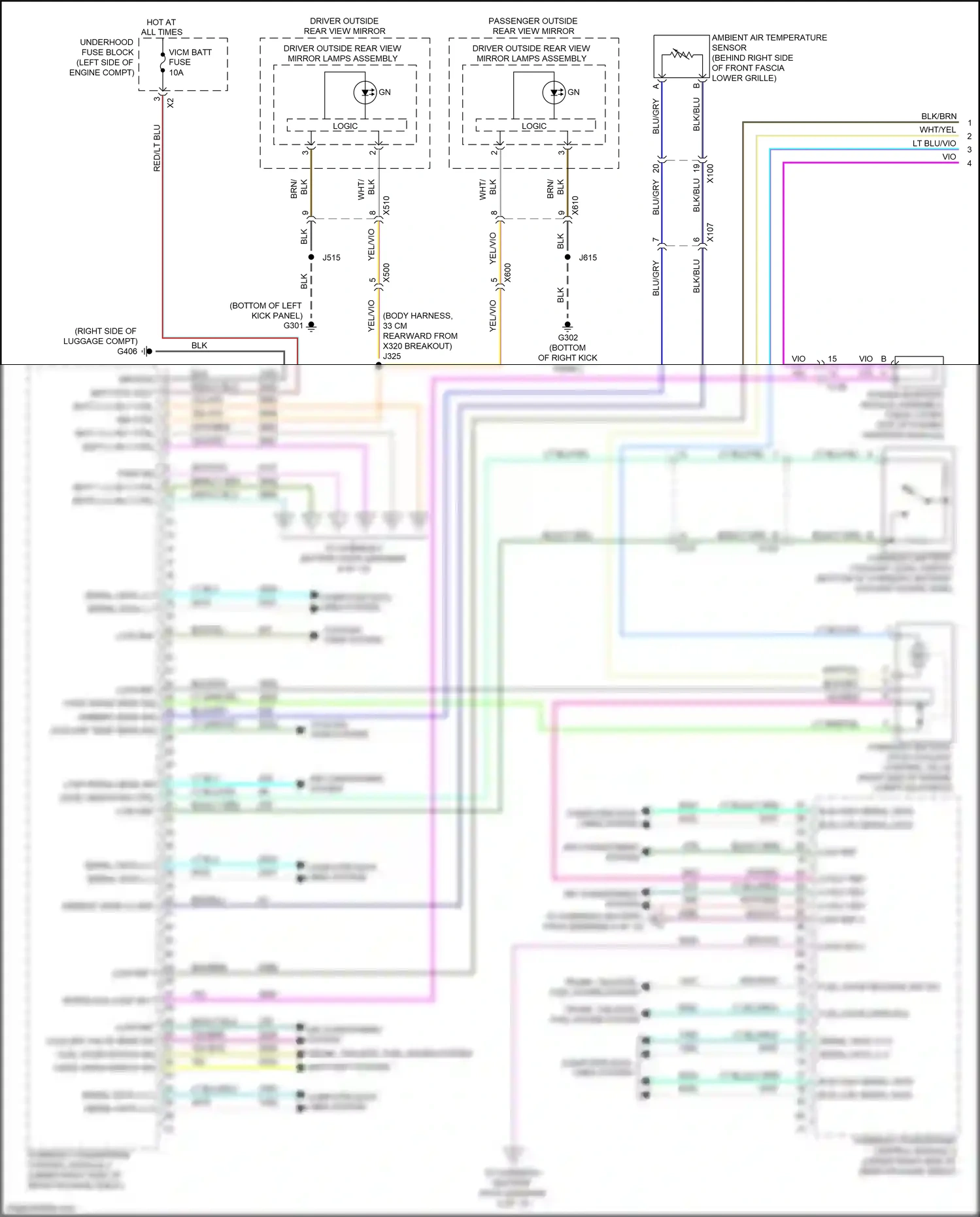 Cadillac ELR I facelift (2015-2016) level indicator ctrl wiring diagram  (1 of 1)