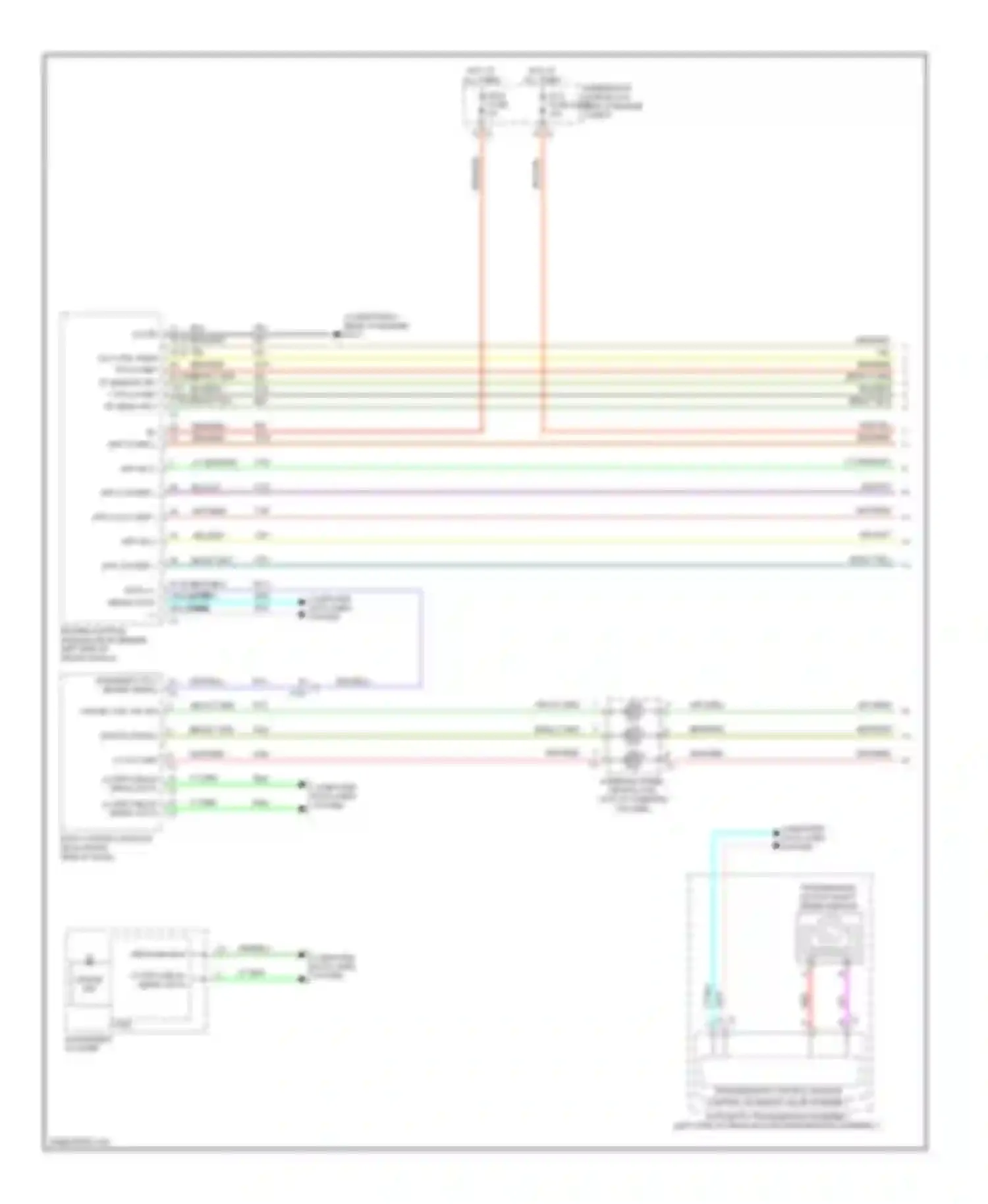 ELR Cadillac I (2013-2015): Cruise control circuit (1 of 2)