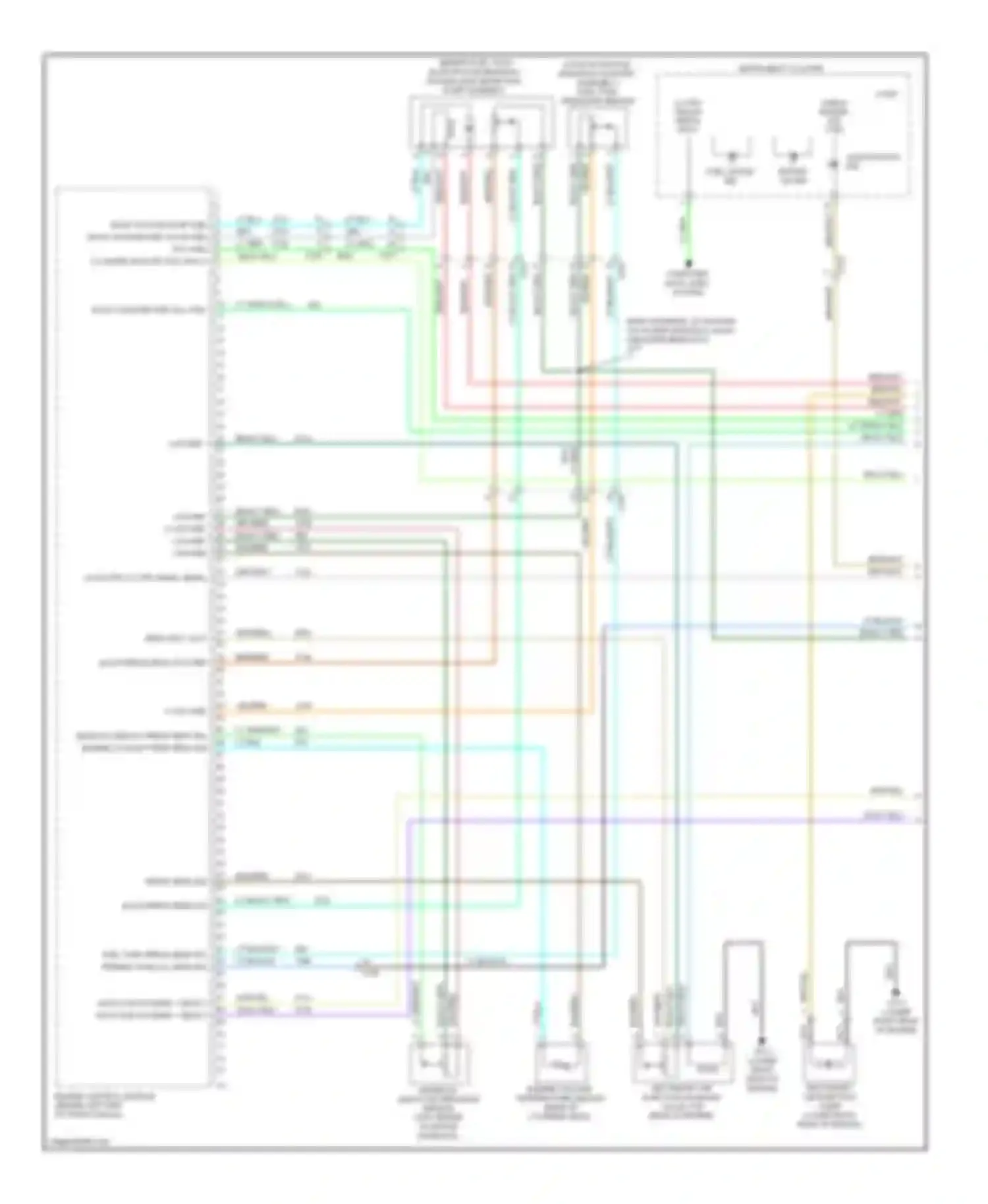 ELR Cadillac I (2013-2015): Wiring diagram engine performance 1.4l, engine controls circuit (1 of 6)