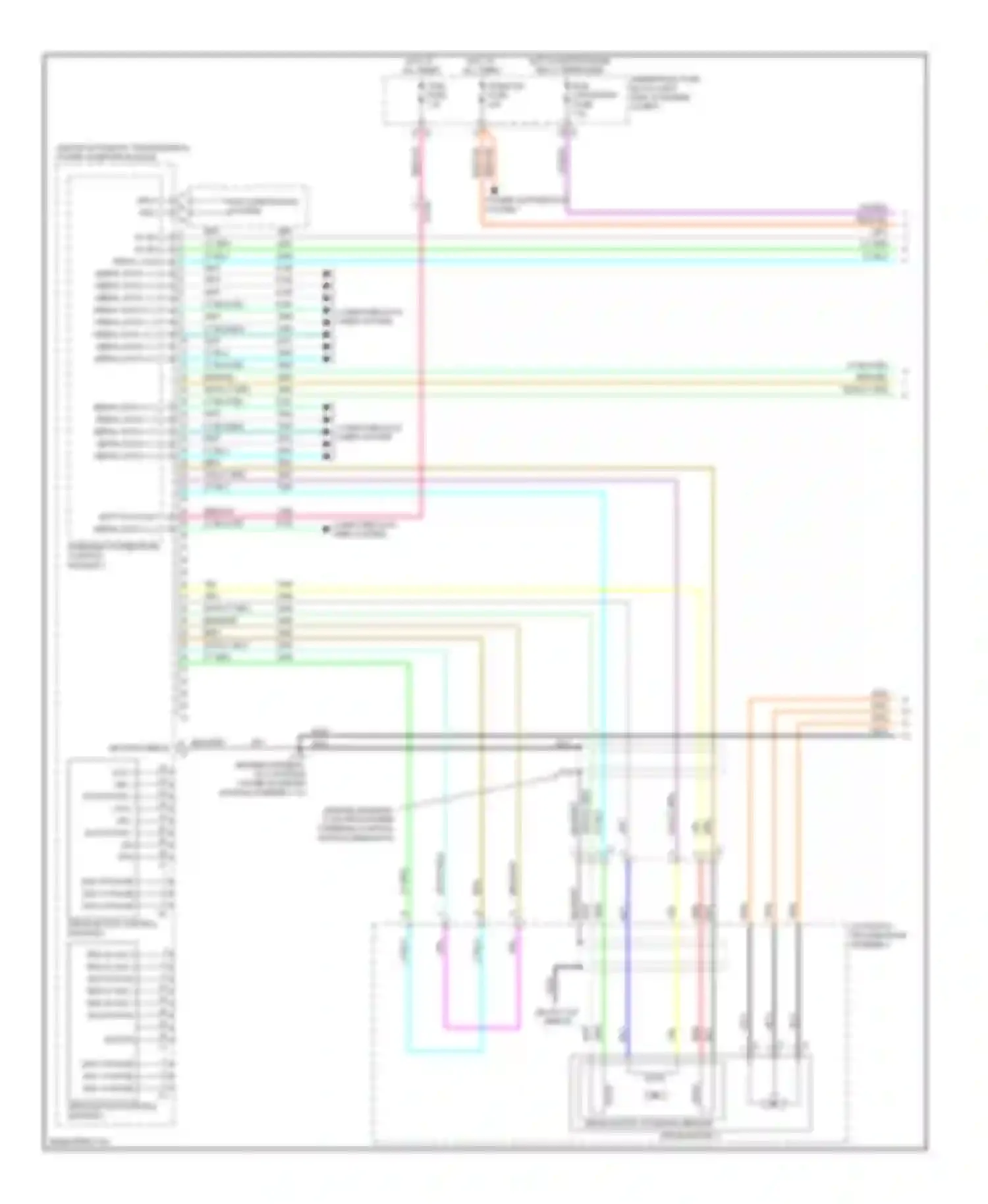ELR Cadillac I (2013-2015): Wiring diagram engine performance 1.4l, hybrid system circuit (1 of 13)