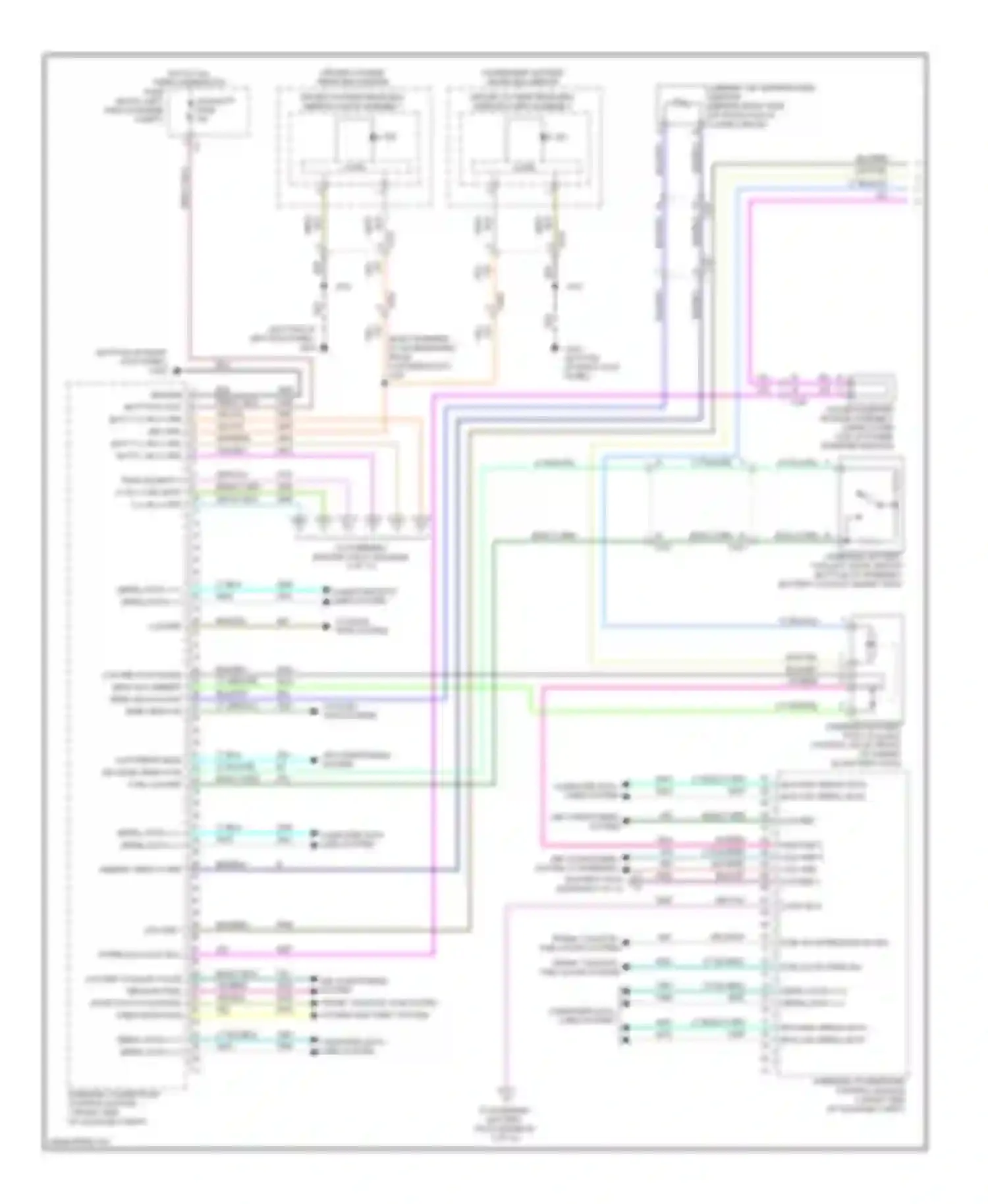 ELR Cadillac I (2013-2015): Wiring diagram engine performance 1.4l, hybrid system circuit (3 of 13)