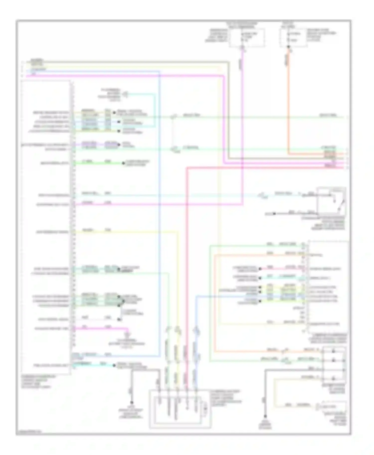 ELR Cadillac I (2013-2015): Wiring diagram engine performance 1.4l, hybrid system circuit (4 of 13)