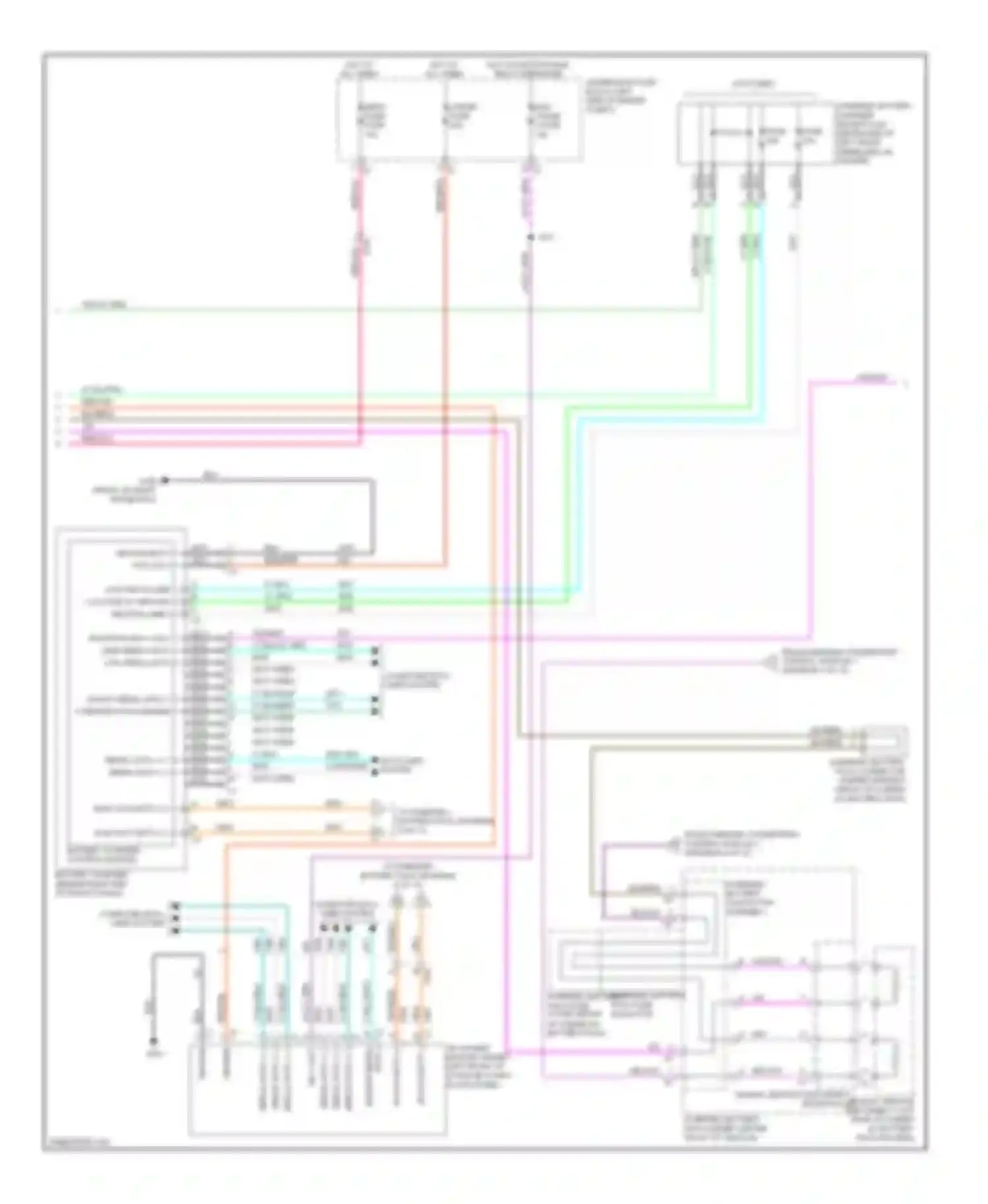 ELR Cadillac I (2013-2015): Wiring diagram engine performance 1.4l, hybrid system circuit (5 of 13)