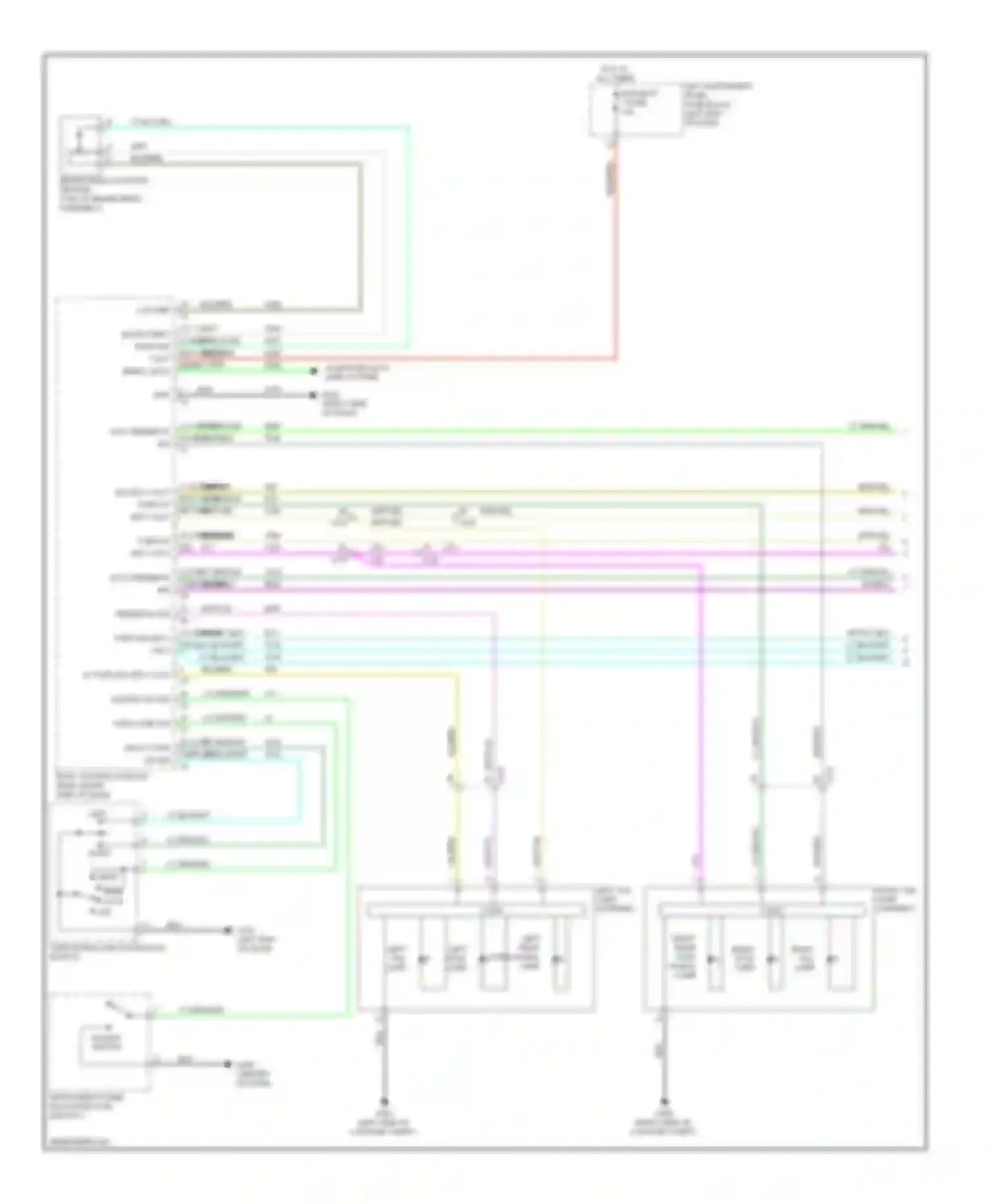 ELR Cadillac I (2013-2015): Exterior lamps circuit (1 of 3)