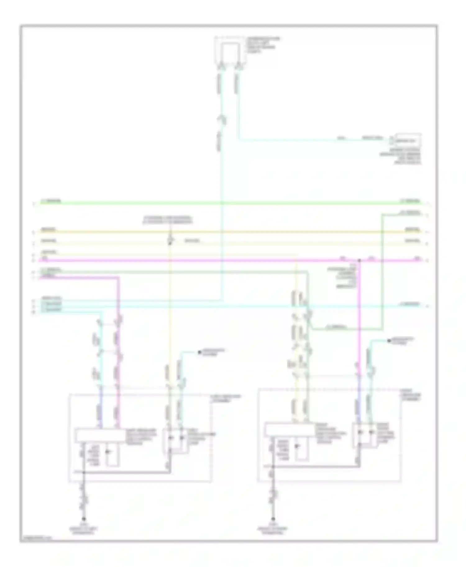 ELR Cadillac I (2013-2015): Exterior lamps circuit (2 of 3)