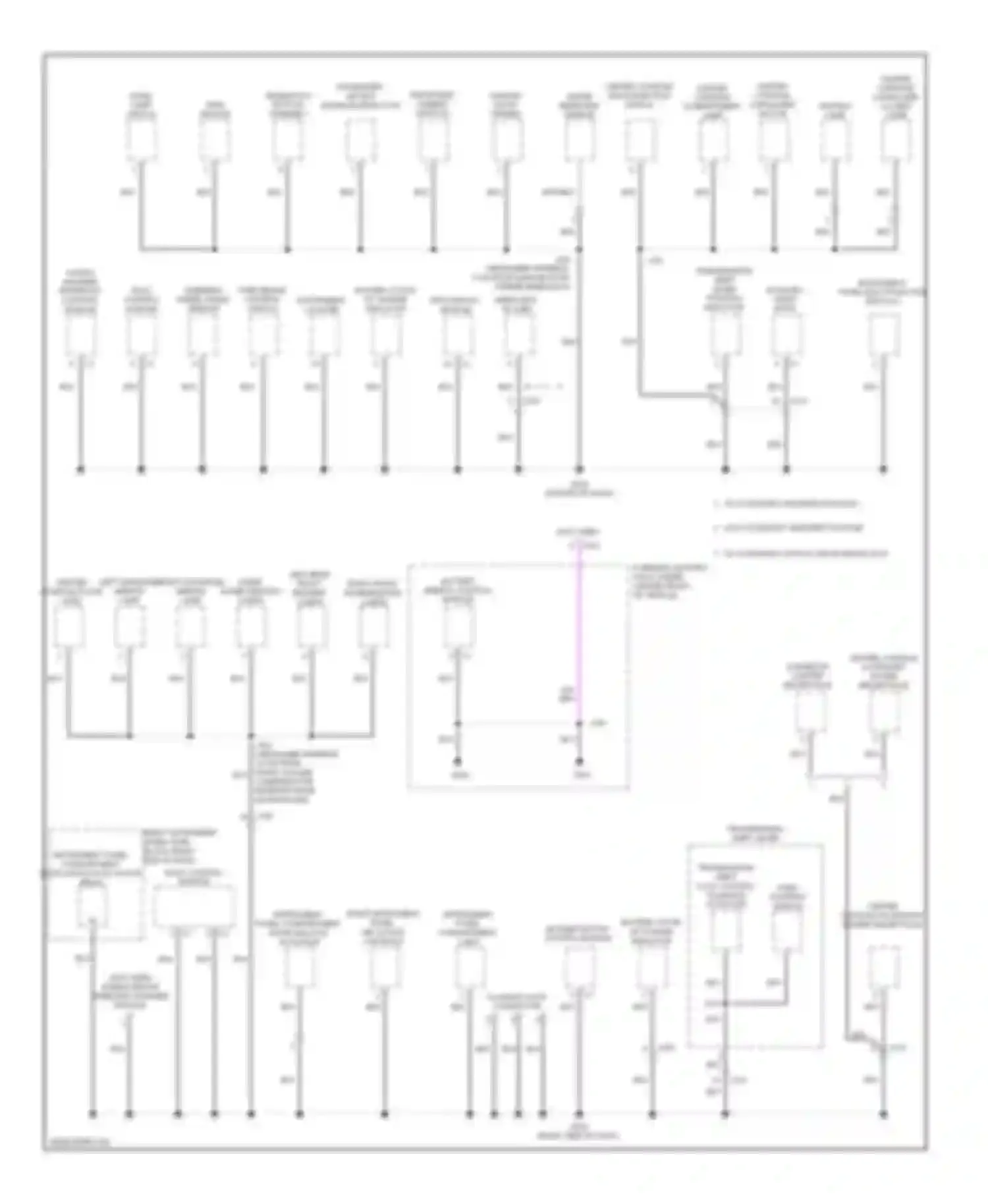 ELR Cadillac I (2013-2015): Ground distribution circuit (3 of 6)