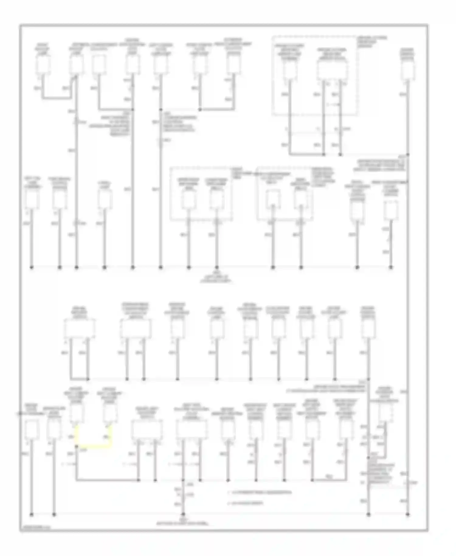ELR Cadillac I (2013-2015): Ground distribution circuit (4 of 6)