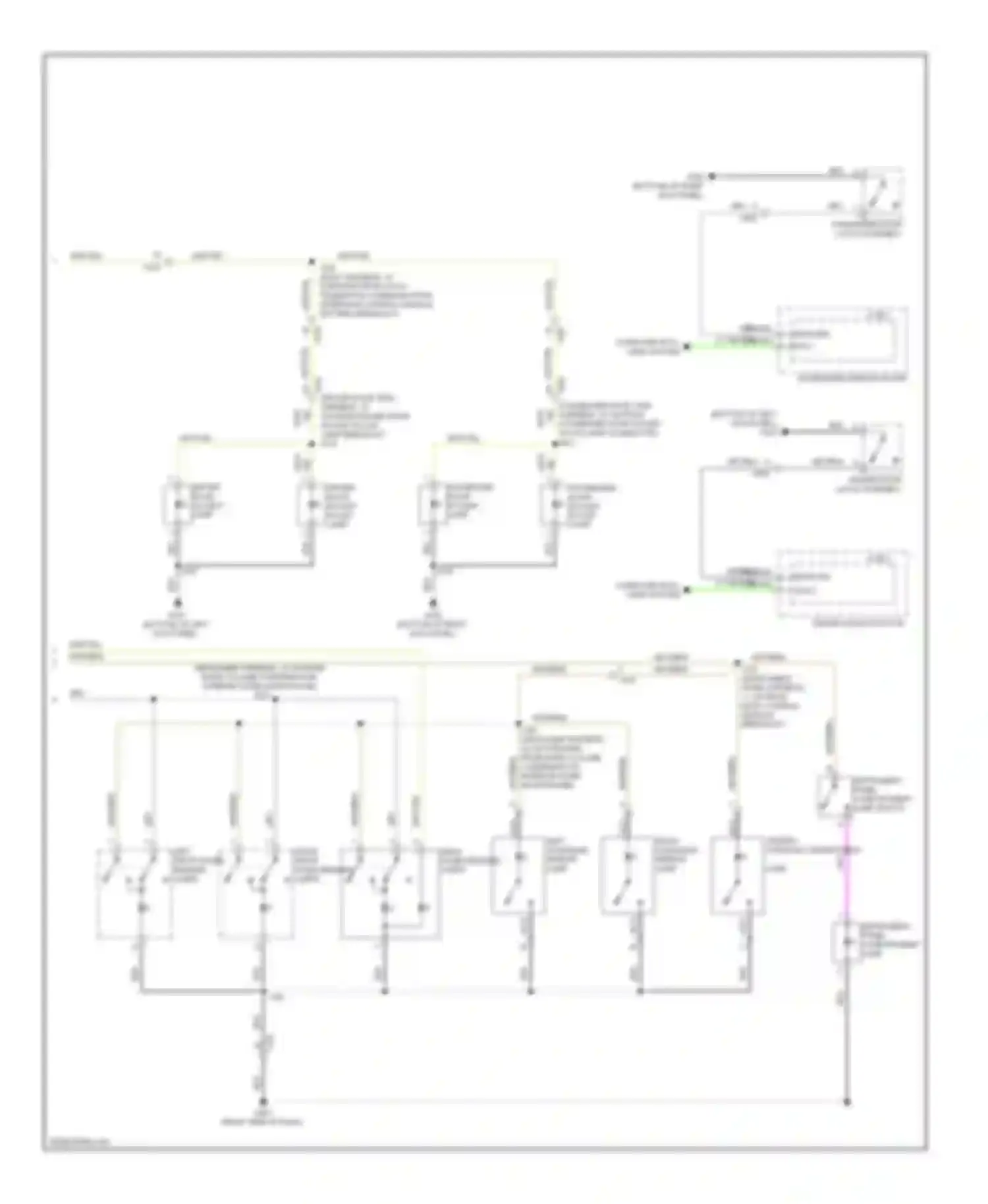 ELR Cadillac I (2013-2015): Courtesy lamps circuit (2 of 2)