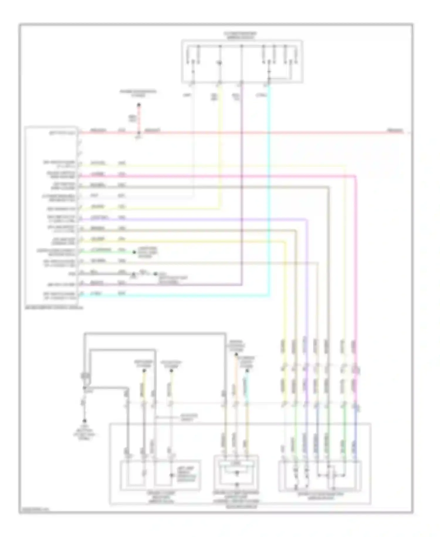 ELR Cadillac I (2013-2015): Memory mirrors circuit (1 of 2)