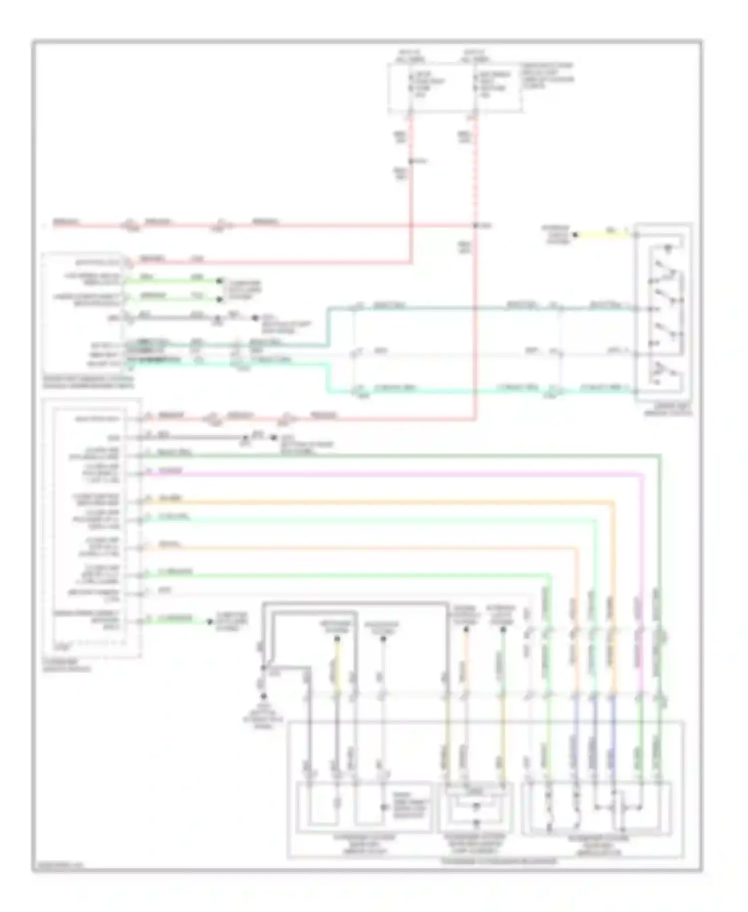 ELR Cadillac I (2013-2015): Memory mirrors circuit (2 of 2)
