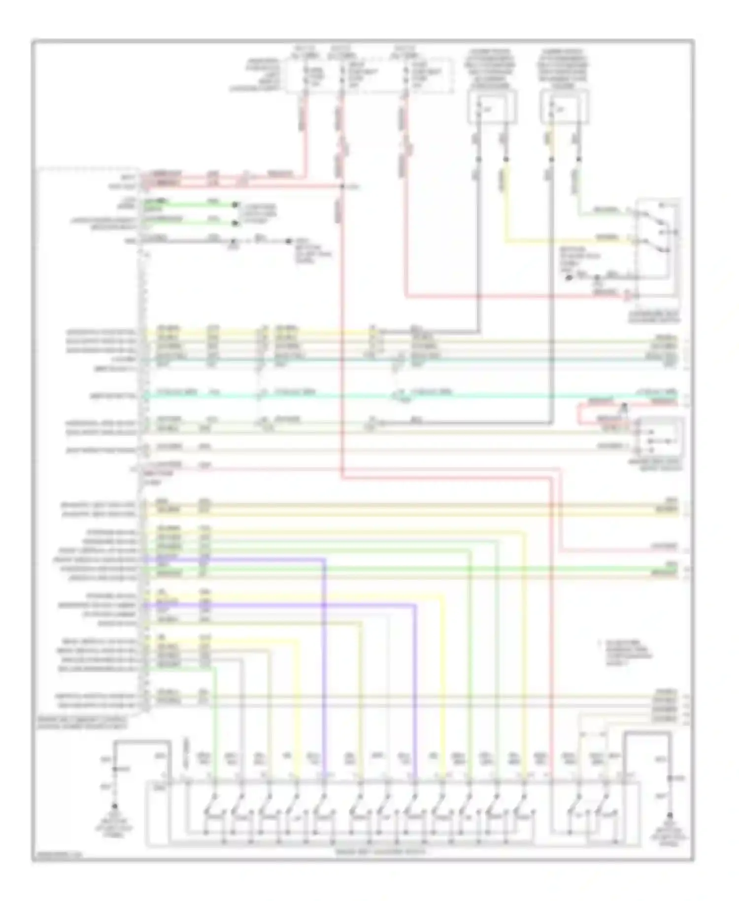 ELR Cadillac I (2013-2015): Memory seat circuit (1 of 3)