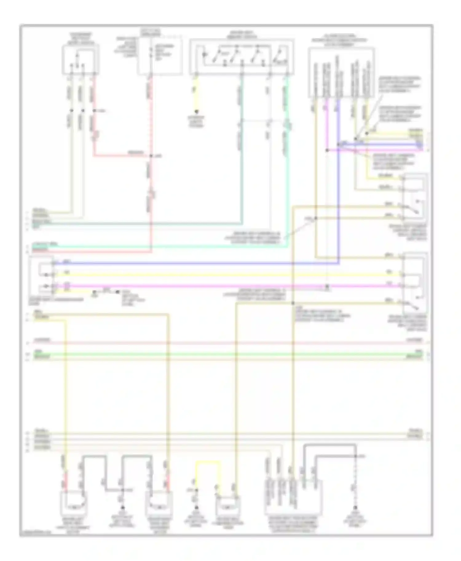 ELR Cadillac I (2013-2015): Memory seat circuit (2 of 3)