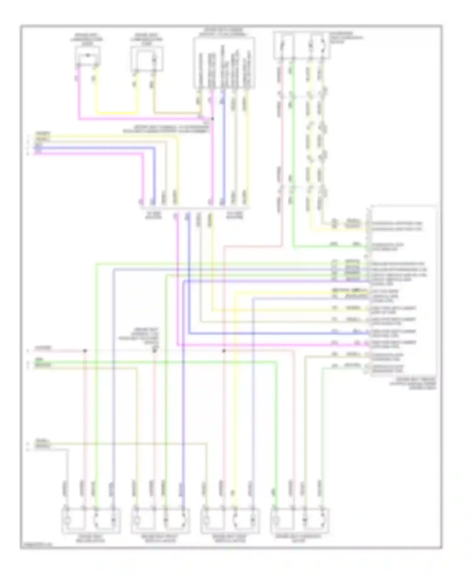 ELR Cadillac I (2013-2015): Memory seat circuit (3 of 3)