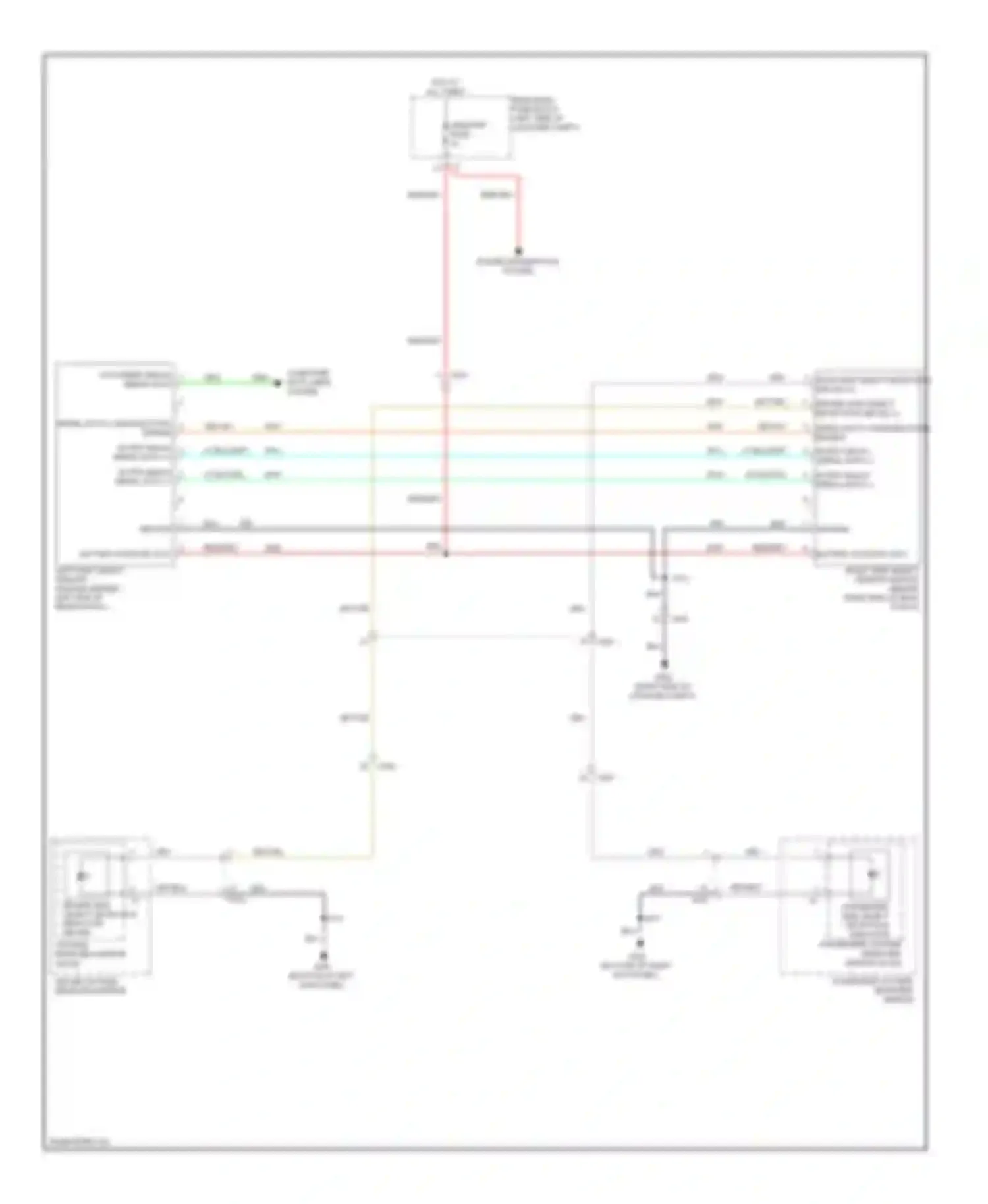 ELR Cadillac I (2013-2015): Blind spot monitoring circuit