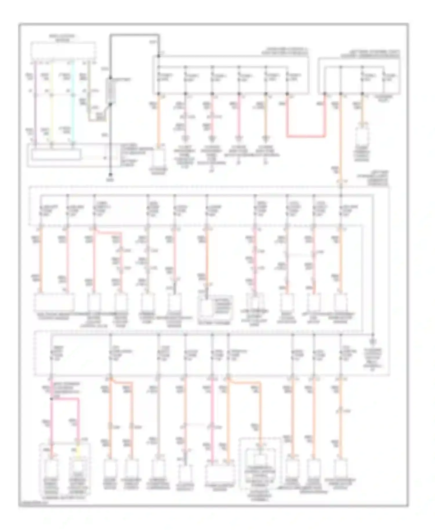 ELR Cadillac I (2013-2015): Power distribution circuit (1 of 6)