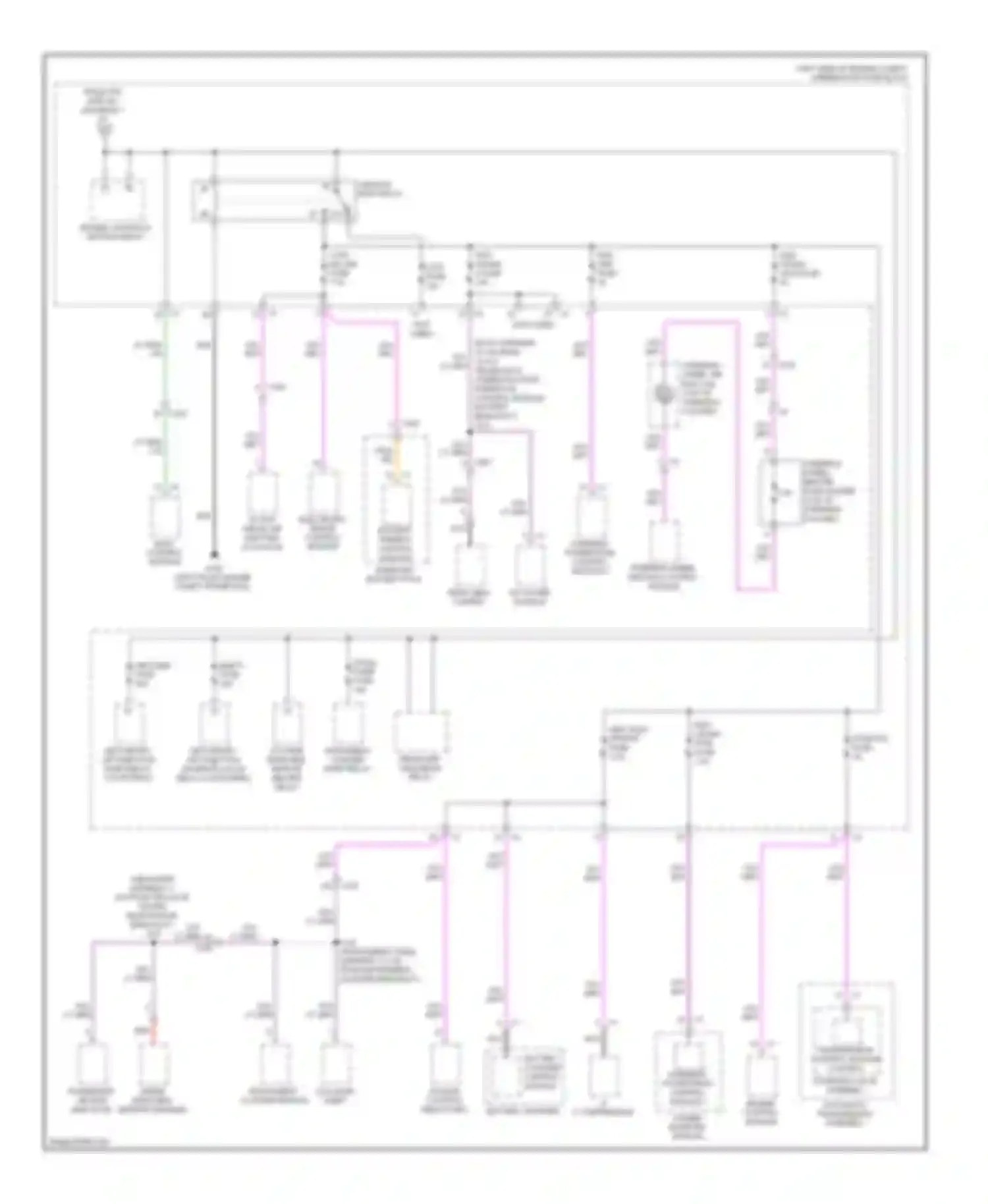 ELR Cadillac I (2013-2015): Power distribution circuit (2 of 6)