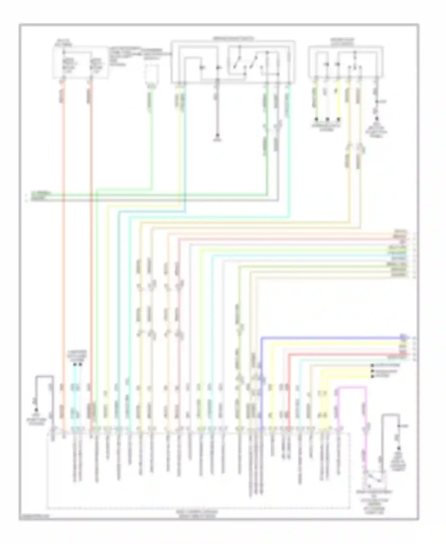 ELR Cadillac I (2013-2015): Power door locks circuit, with passive keyless entry (2 of 4)