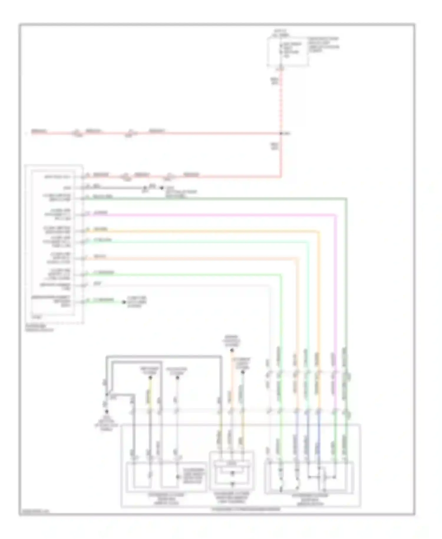 ELR Cadillac I (2013-2015): Power mirrors circuit (2 of 2)