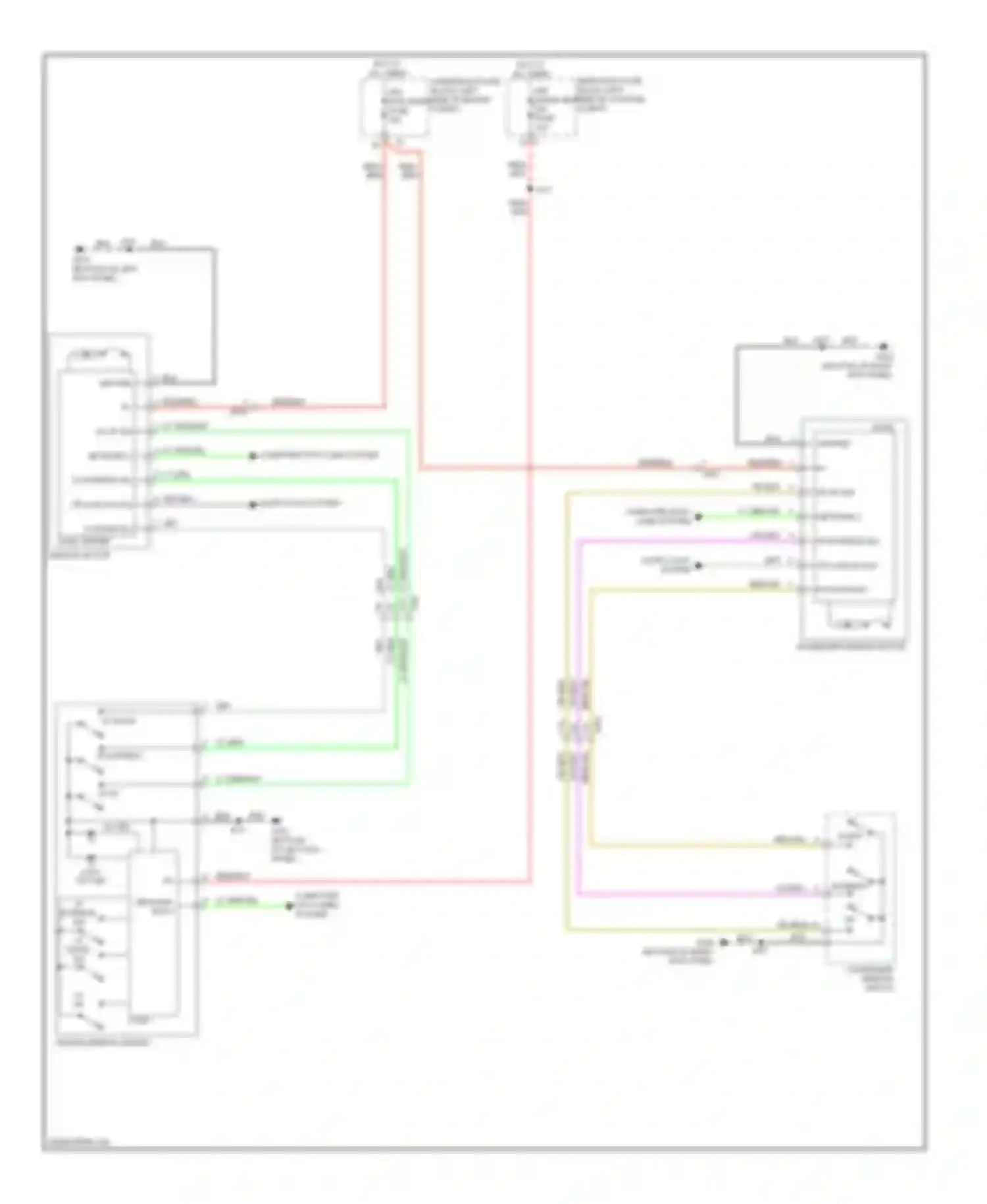 ELR Cadillac I (2013-2015): Power windows circuit