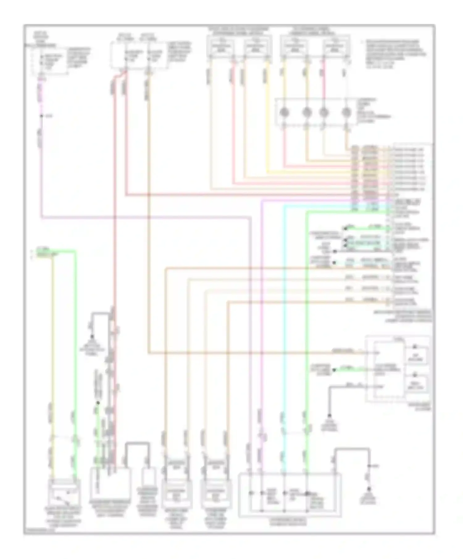 ELR Cadillac I (2013-2015): Supplemental restraints circuit (2 of 2)