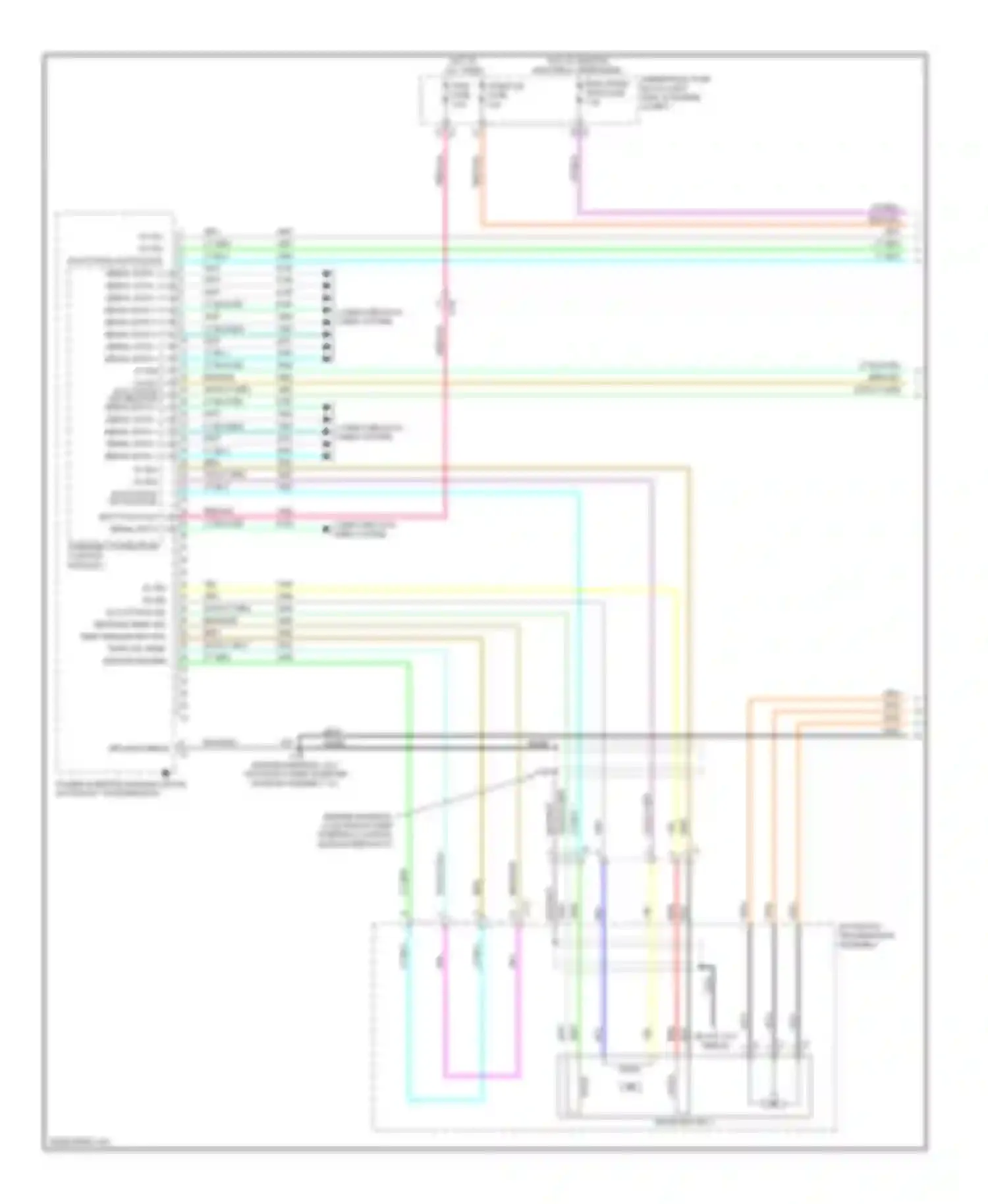 ELR Cadillac I (2013-2015): Transmission circuit, hybrid (1 of 2)