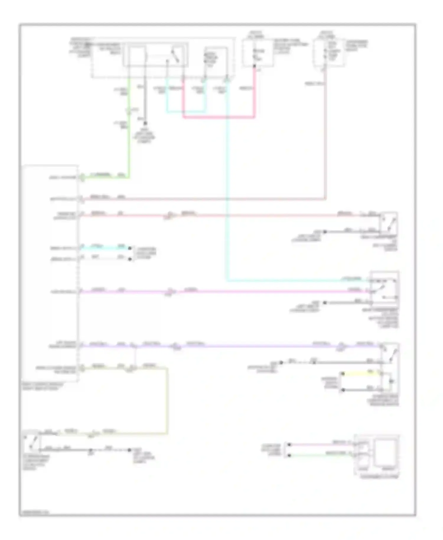 ELR Cadillac I (2013-2015): Trunk release circuit