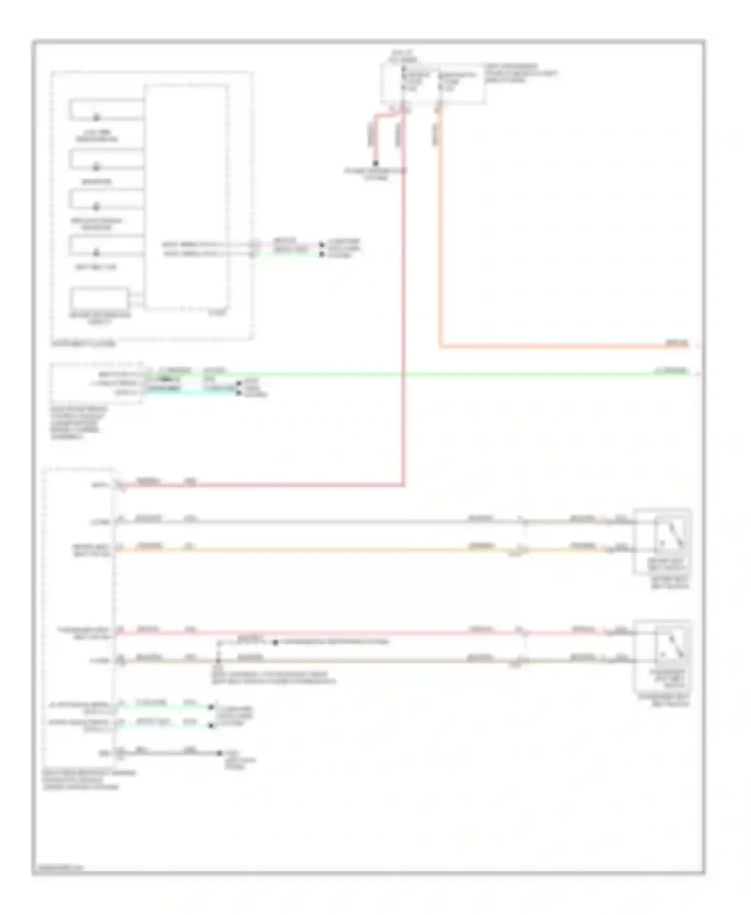 ELR Cadillac I (2013-2015): Warning systems circuit (1 of 2)
