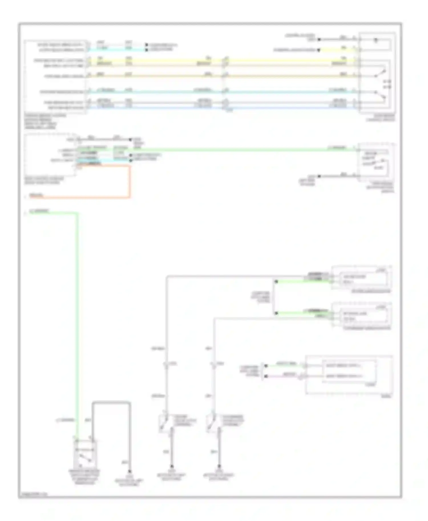 ELR Cadillac I (2013-2015): Warning systems circuit (2 of 2)