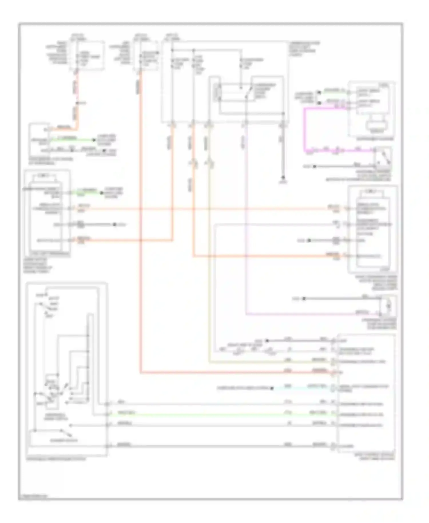 ELR Cadillac I (2013-2015): Wiper/washer circuit