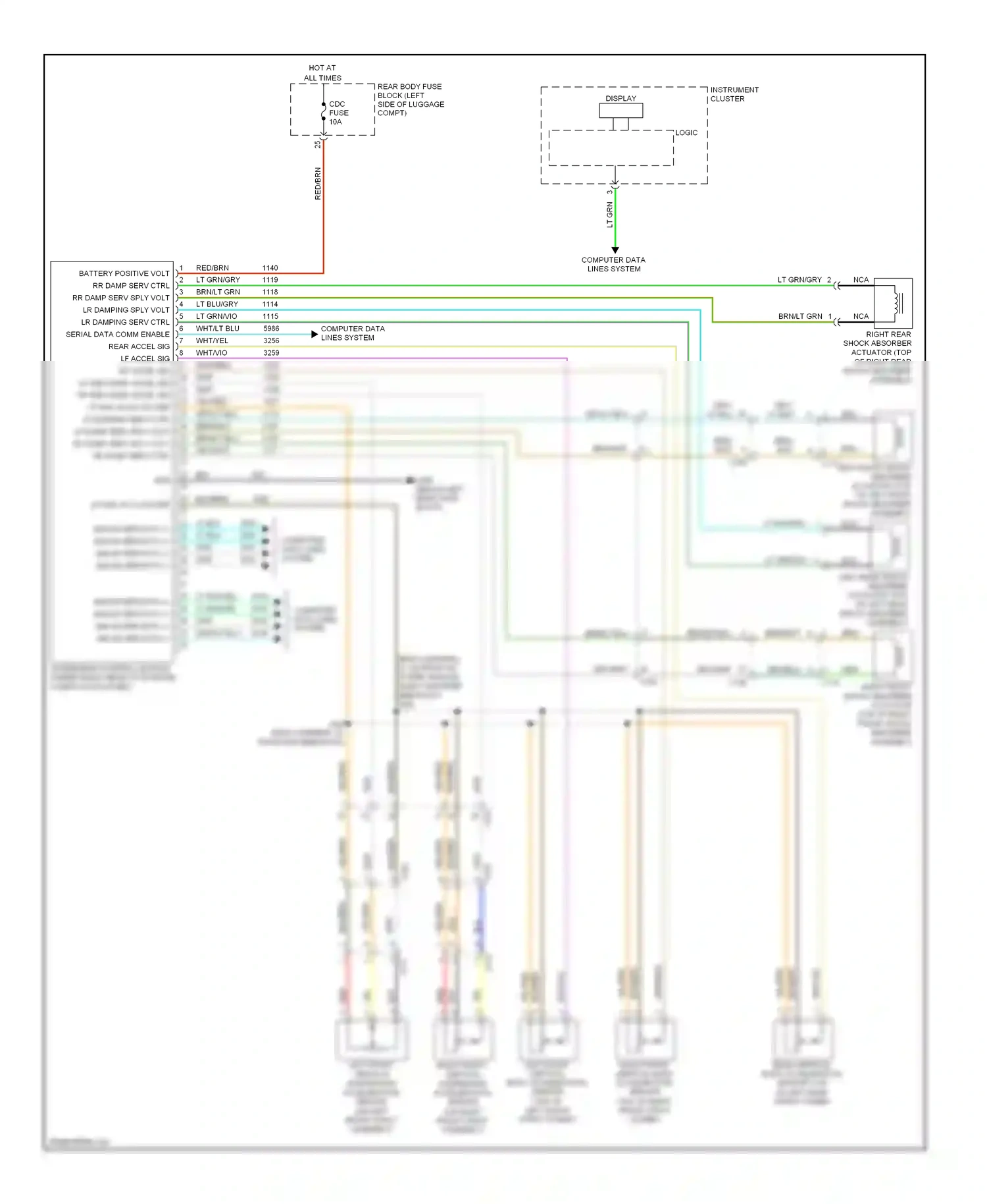 Cadillac ELR I (2013-2015) computer data lines system wiring diagram  (16 of 76)