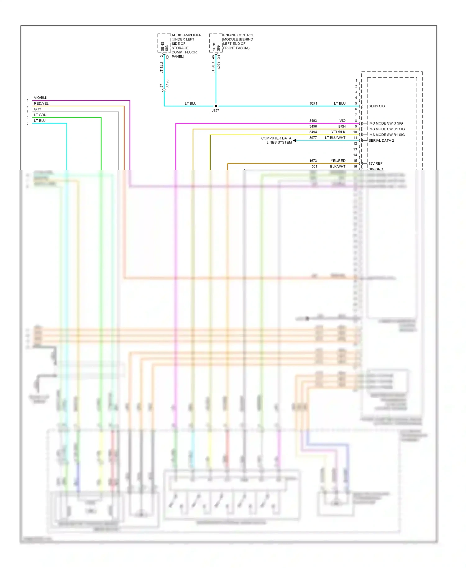 Cadillac ELR I (2013-2015) computer data lines system wiring diagram  (26 of 76)