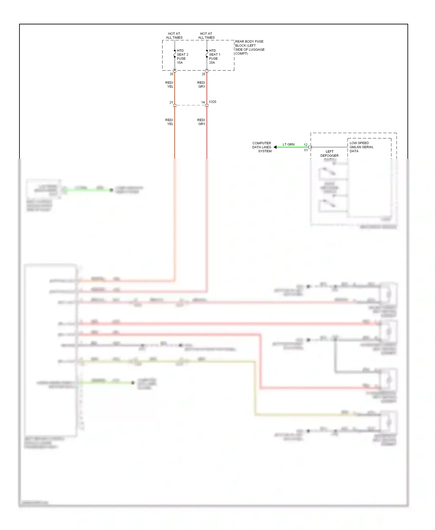 Cadillac ELR I (2013-2015) computer data lines system wiring diagram  (51 of 76)