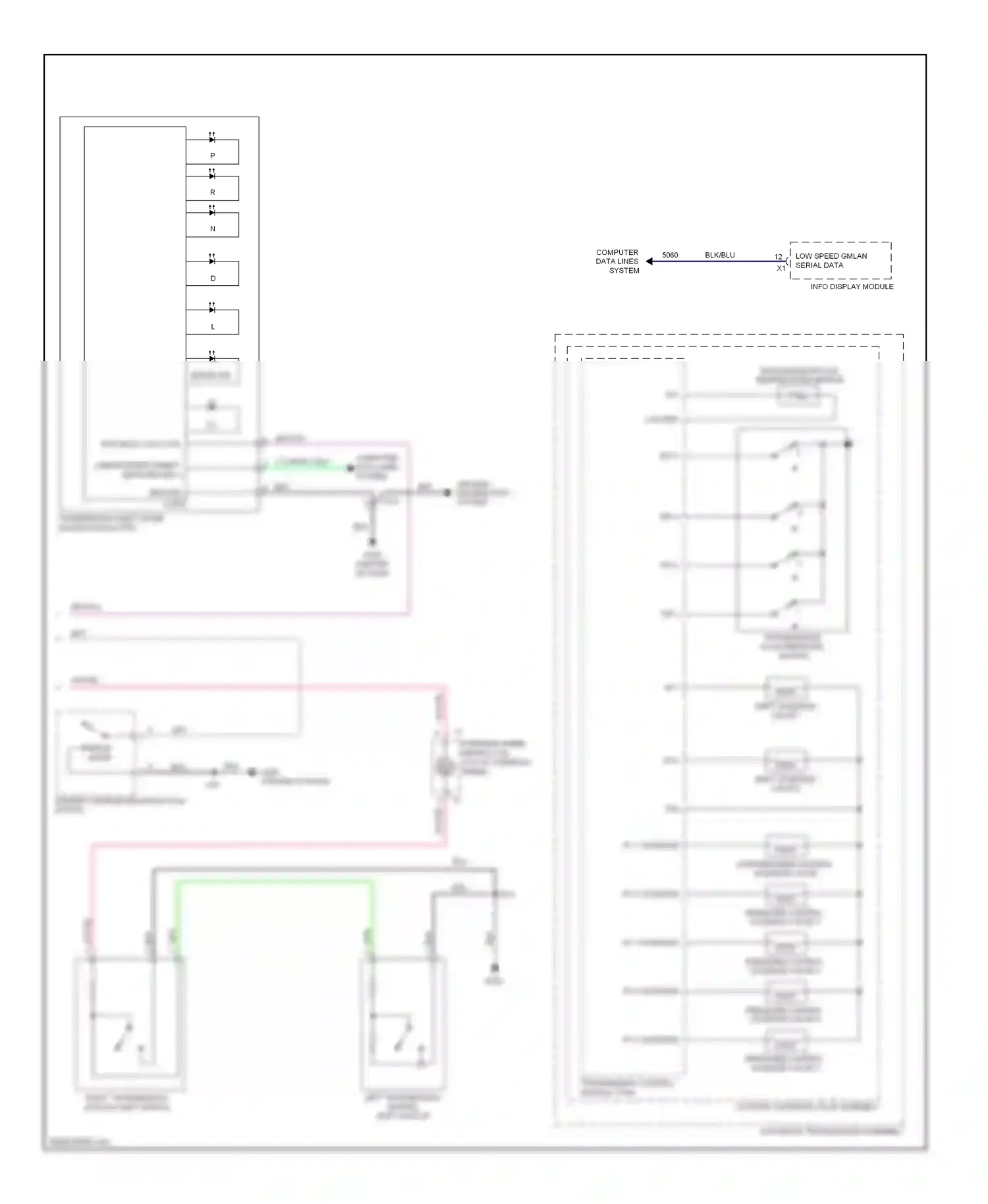 Cadillac ELR I (2013-2015) computer data lines system wiring diagram  (69 of 76)