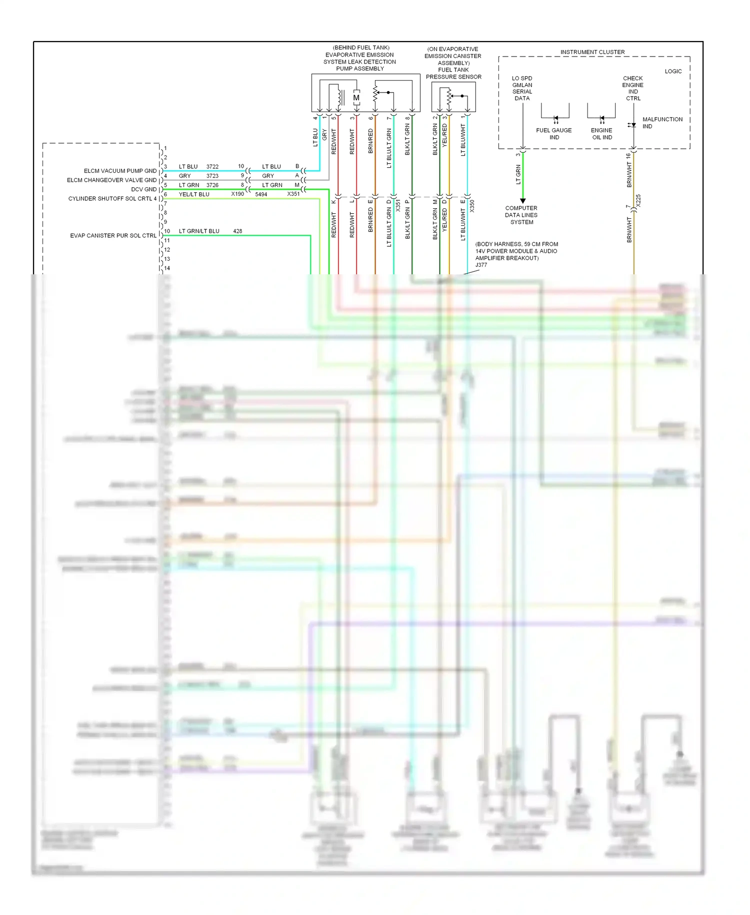 Cadillac ELR I (2013-2015) computer data lines system wiring diagram  (22 of 76)