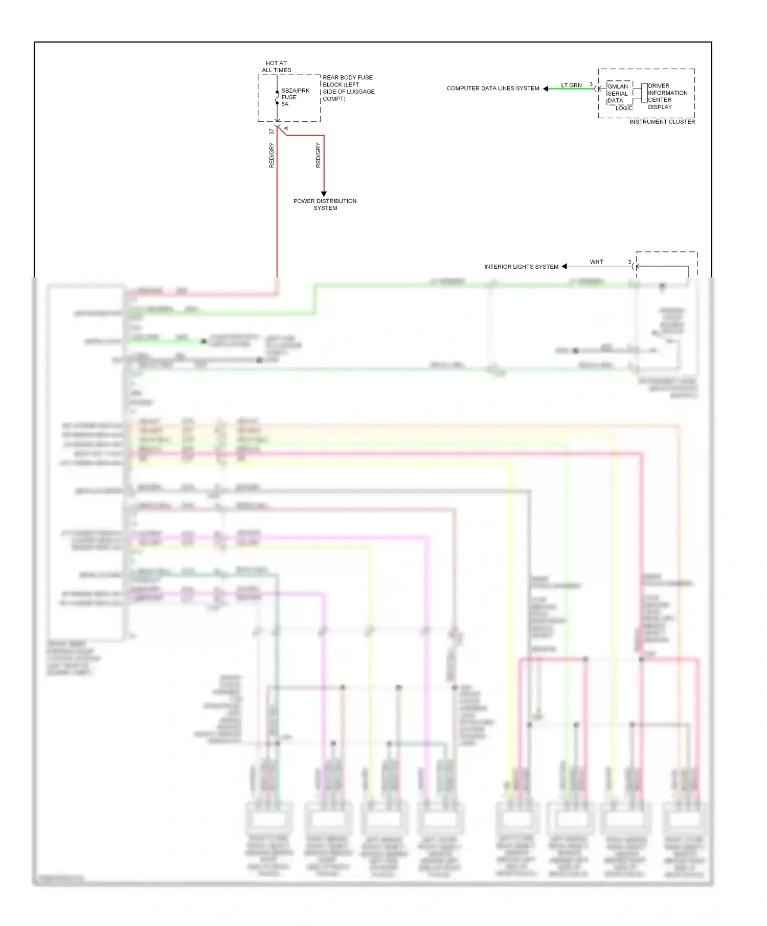 Cadillac ELR I (2013-2015) computer data lines system wiring diagram  (52 of 76)