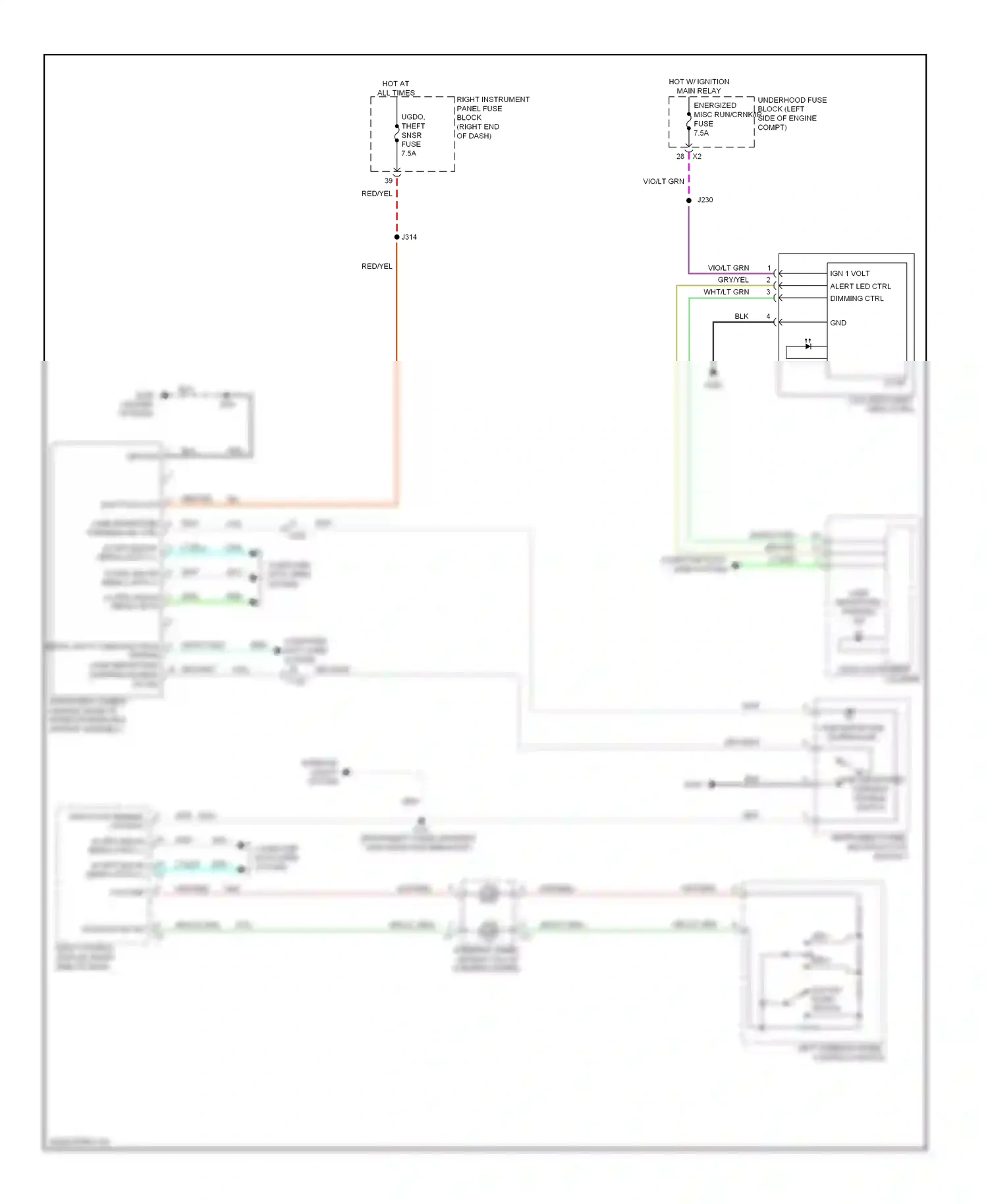 Cadillac ELR I (2013-2015) computer data lines system wiring diagram  (43 of 76)