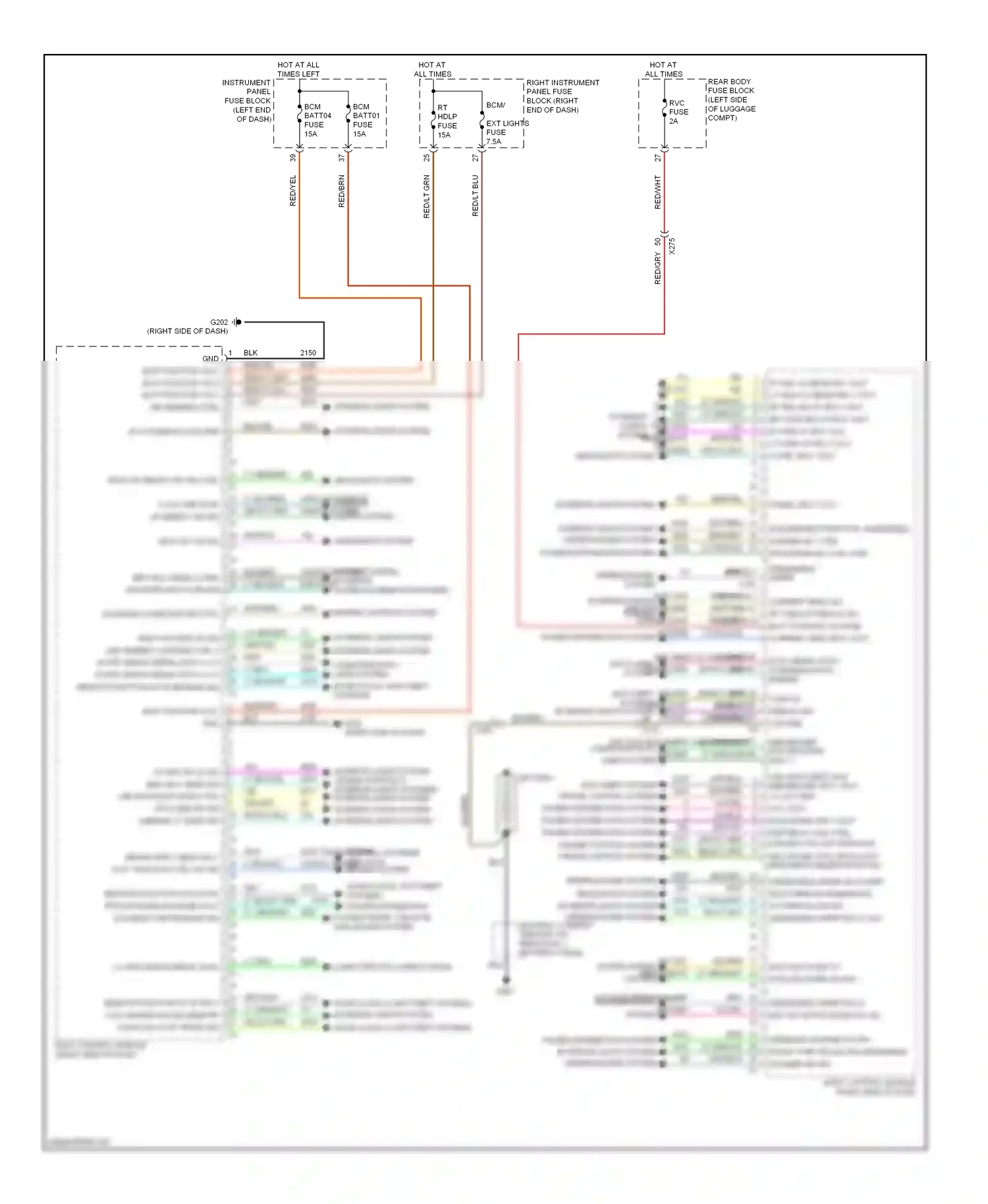 Cadillac ELR I (2013-2015) engine controls system wiring diagram  (1 of 7)