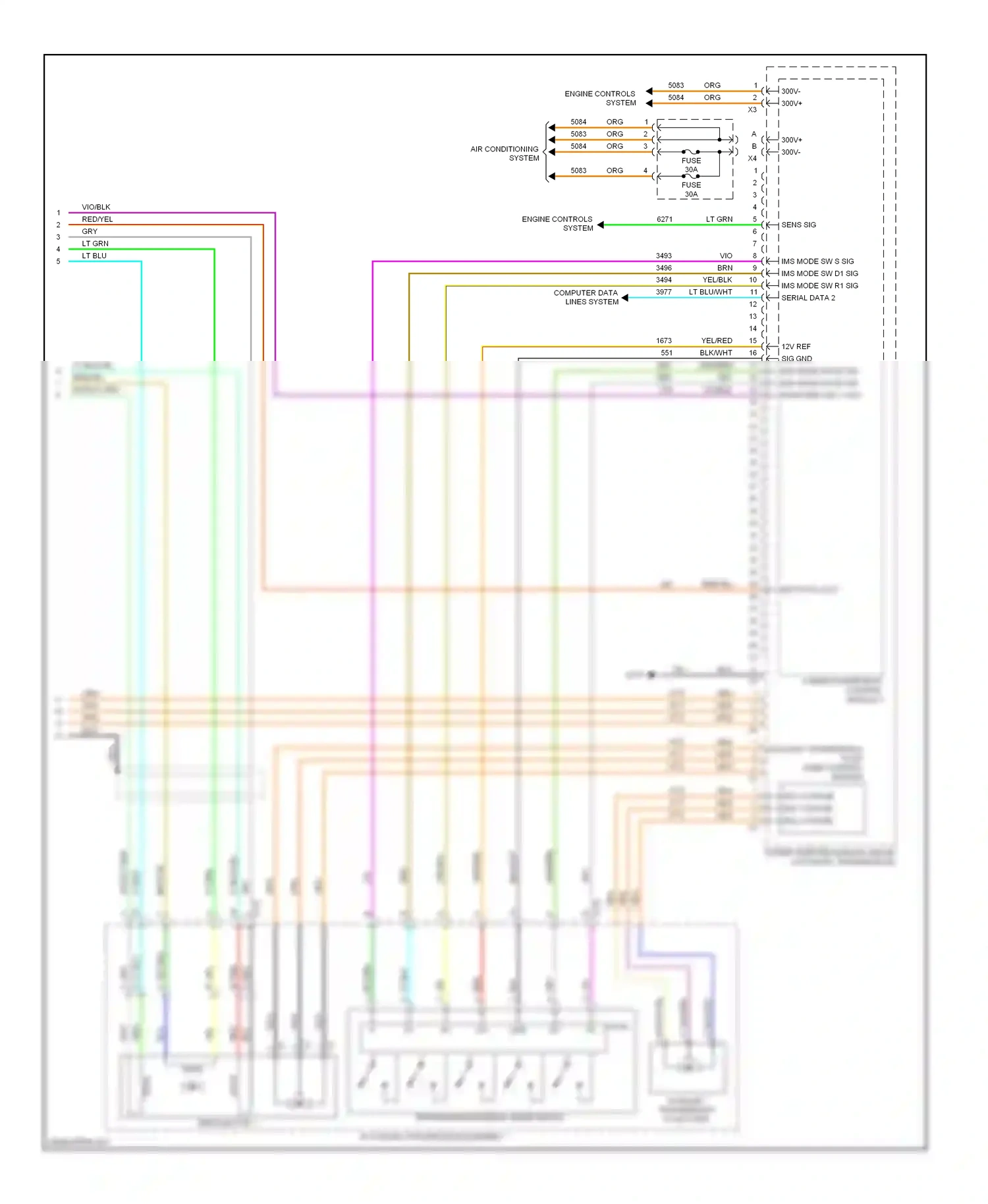 Cadillac ELR I (2013-2015) engine controls system wiring diagram  (7 of 7)