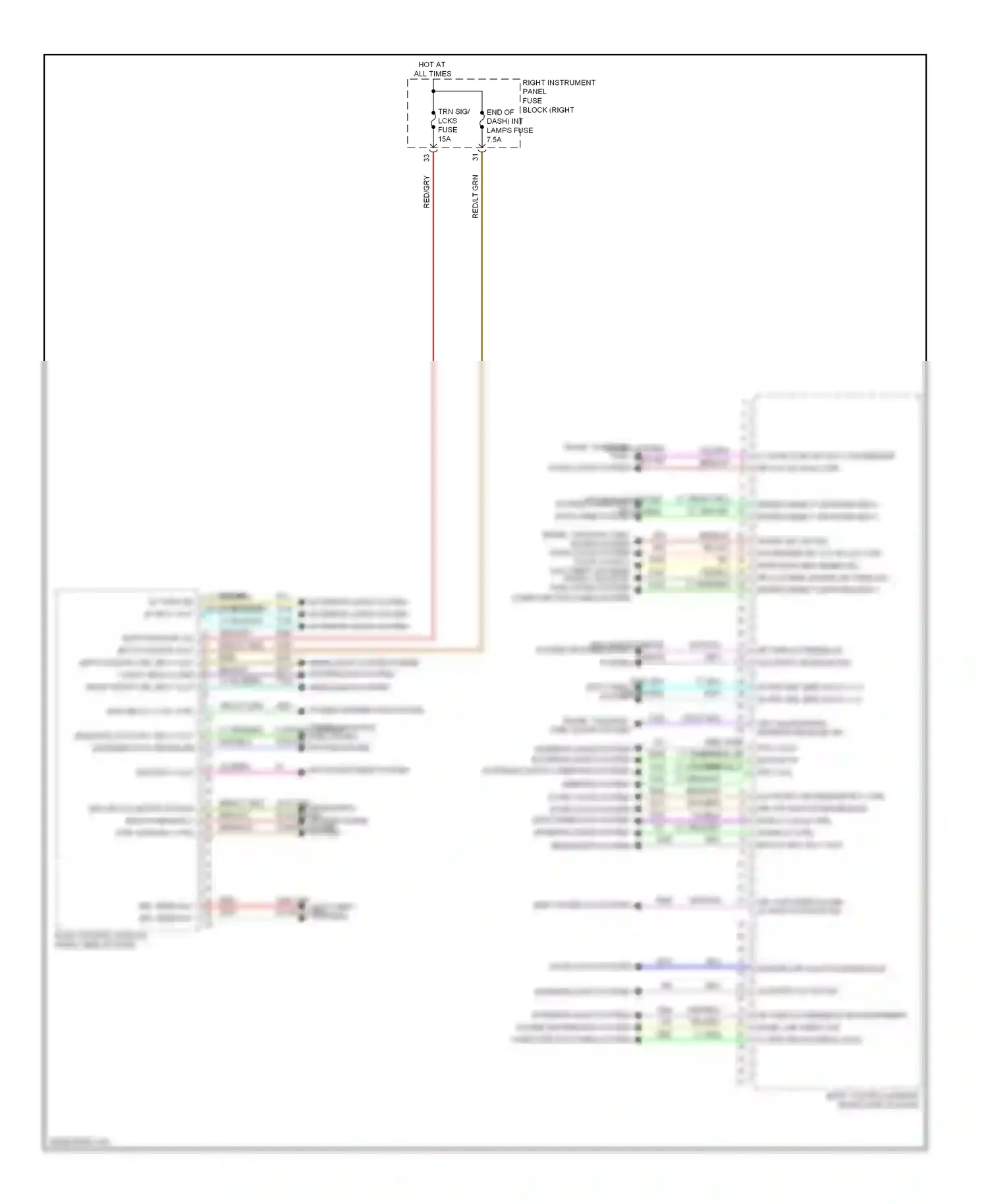 Cadillac ELR I (2013-2015) shift interlock system wiring diagram  (1 of 1)