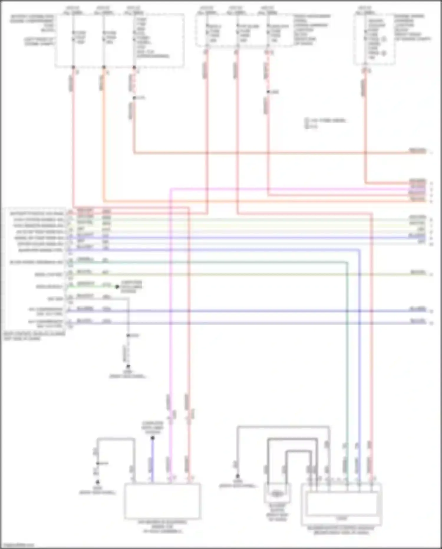 Escalade-V Cadillac GMT 1XX (2022-2024): Automatic a/c circuit (1 of 7)