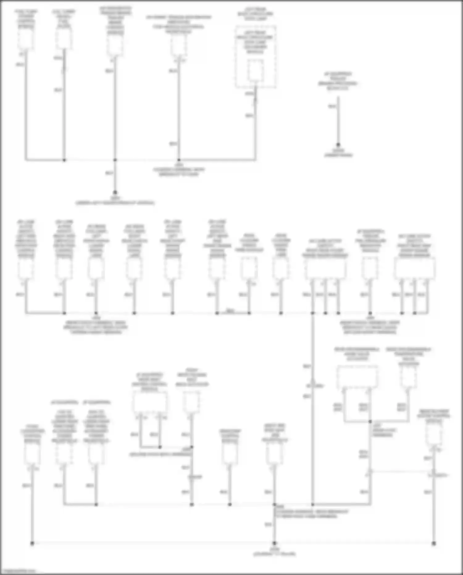 Escalade-V Cadillac GMT 1XX (2022-2024): Ground distribution circuit (10 of 10)