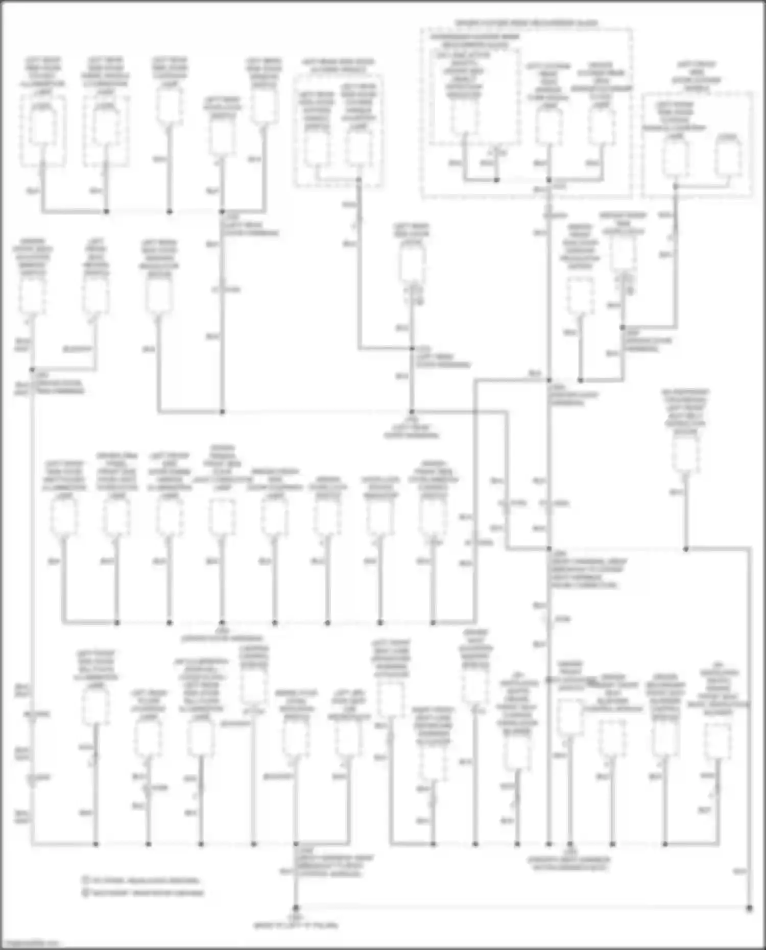 Escalade-V Cadillac GMT 1XX (2022-2024): Ground distribution circuit (8 of 10)