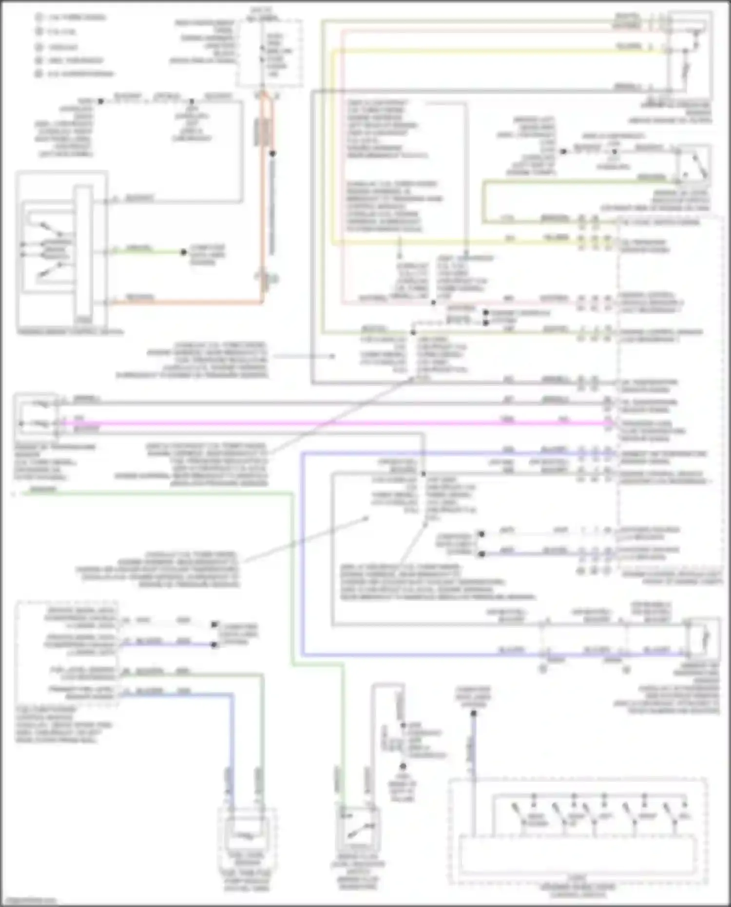 Escalade-V Cadillac GMT 1XX (2022-2024): Instrument cluster circuit (3 of 3)